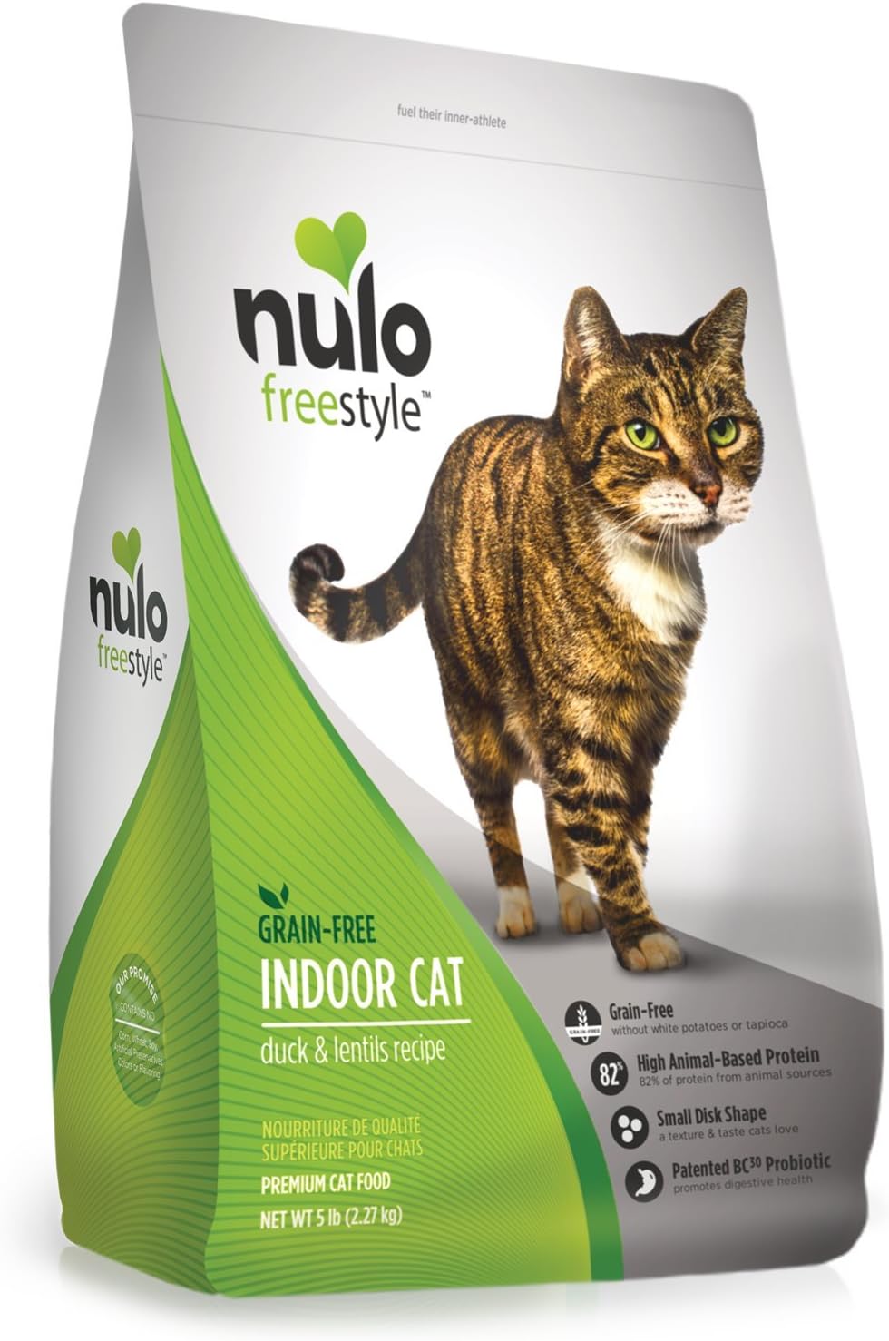 Nulo-Indoor-Grain-Free-Dry-Cat-Food-With-Bc30-Probiotic-(Duck-Lentils-5Lb--414