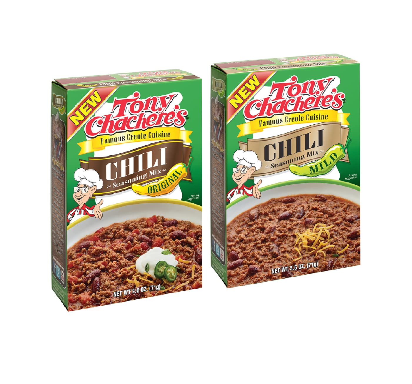 Tony-Chachere-Mezcla-de-condimentos-de-chile,-paquete-de-2,-original,-1124