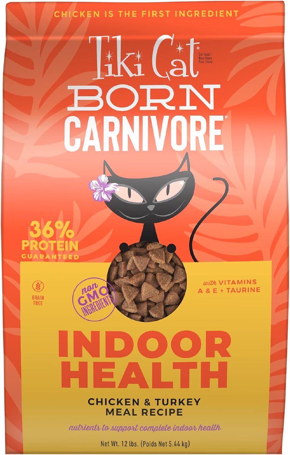 Tiki-Cat-Born-Carnivore-Indoor-Health,-Chicken-&-Turkey-Meal,-12-lbs-Bag-1833