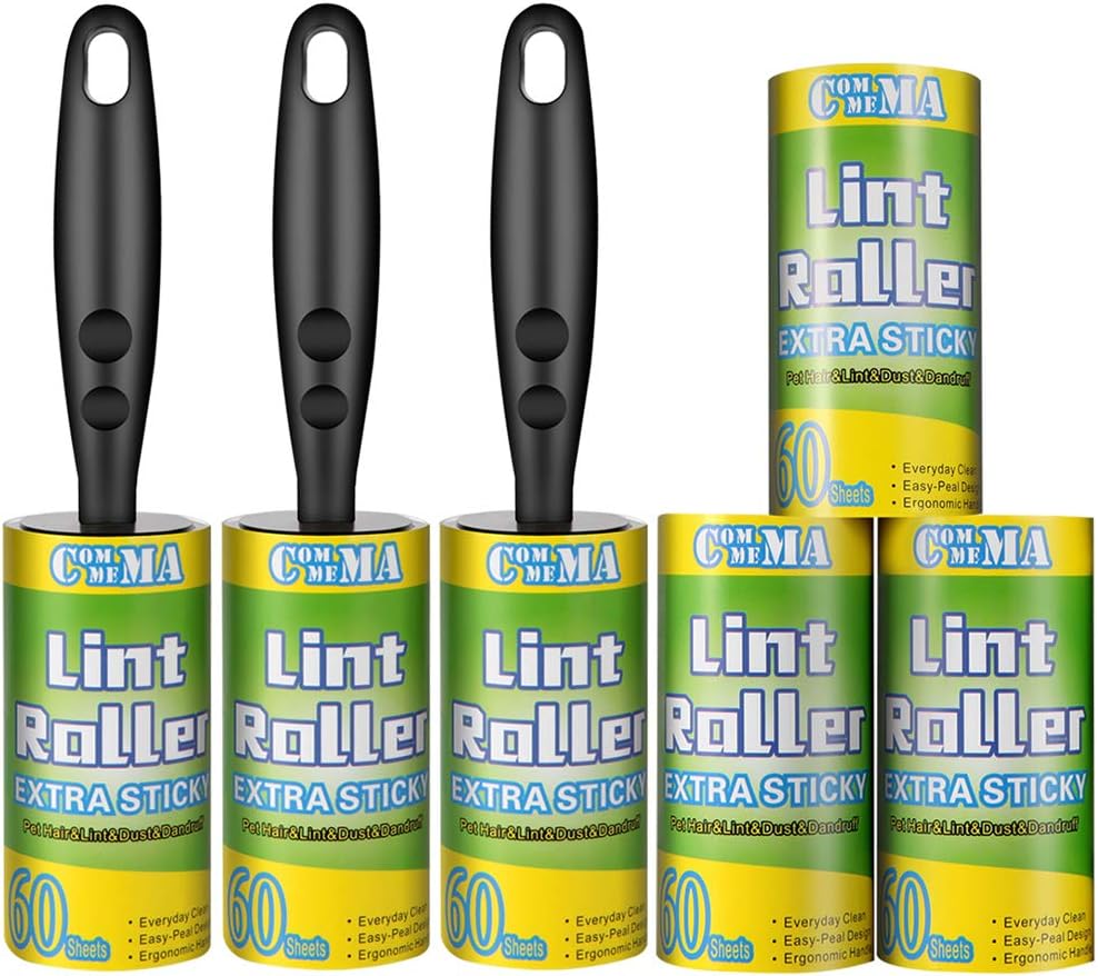 Lint-Rollers-for-Pet-&-Clothes,-Extra-Sticky,-3-Handles-291