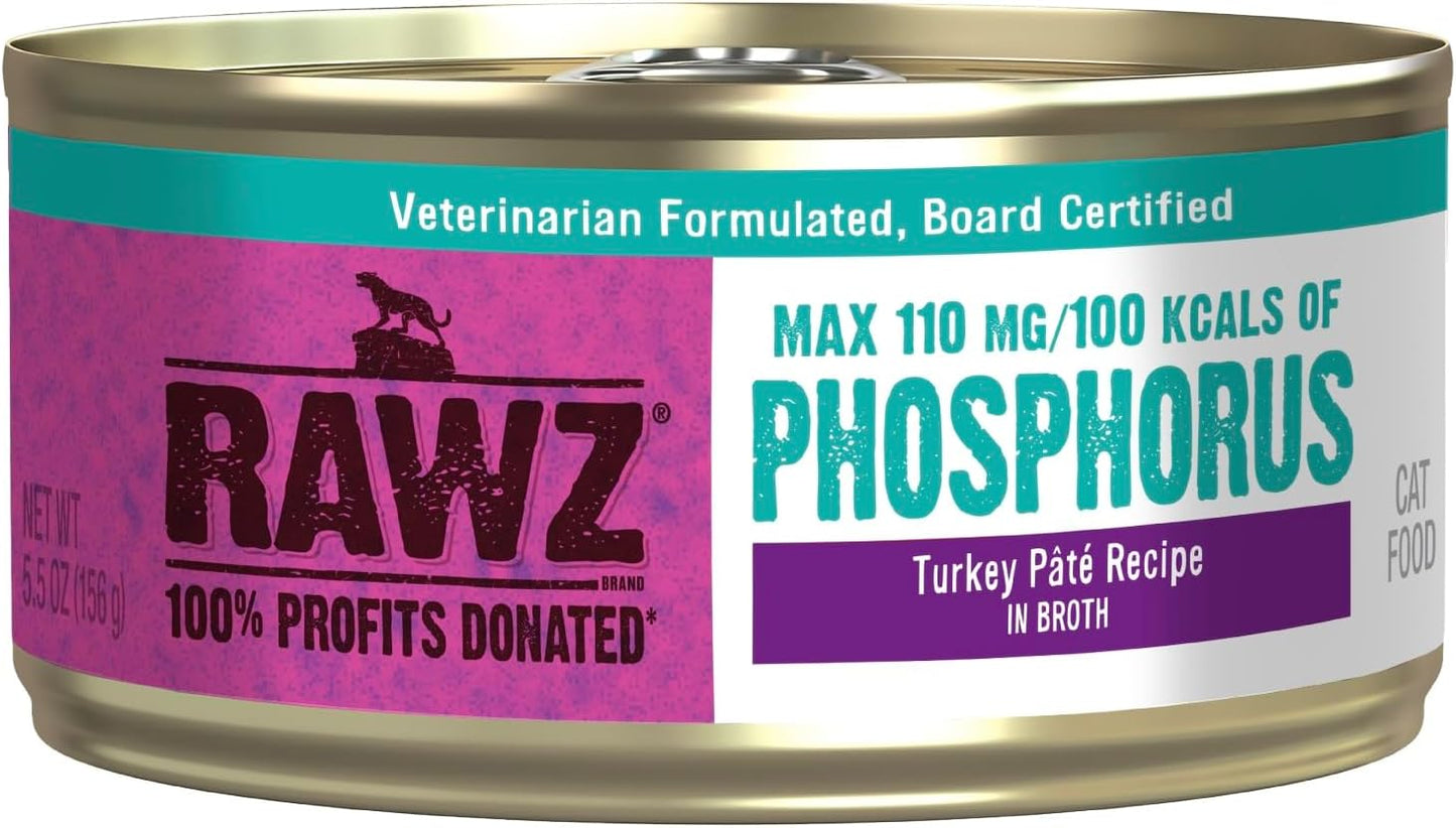 Rawz-Turkey-Canned-Cat-Food,-5.5-Ounces-(Case-of-24-Cans)------350