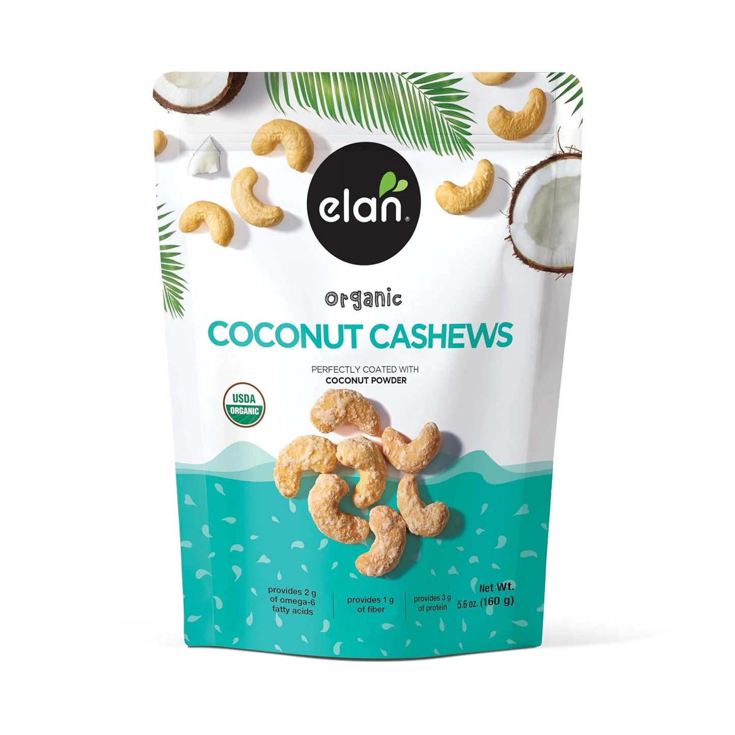 Elan-Organic-Coconut-Cashews,-5.6-oz,-Non-GMO,-Gluten-Free,-Vegan,-Kosher,-Glazed--Nuts-(Roasted-Cashews,-Milk-1695