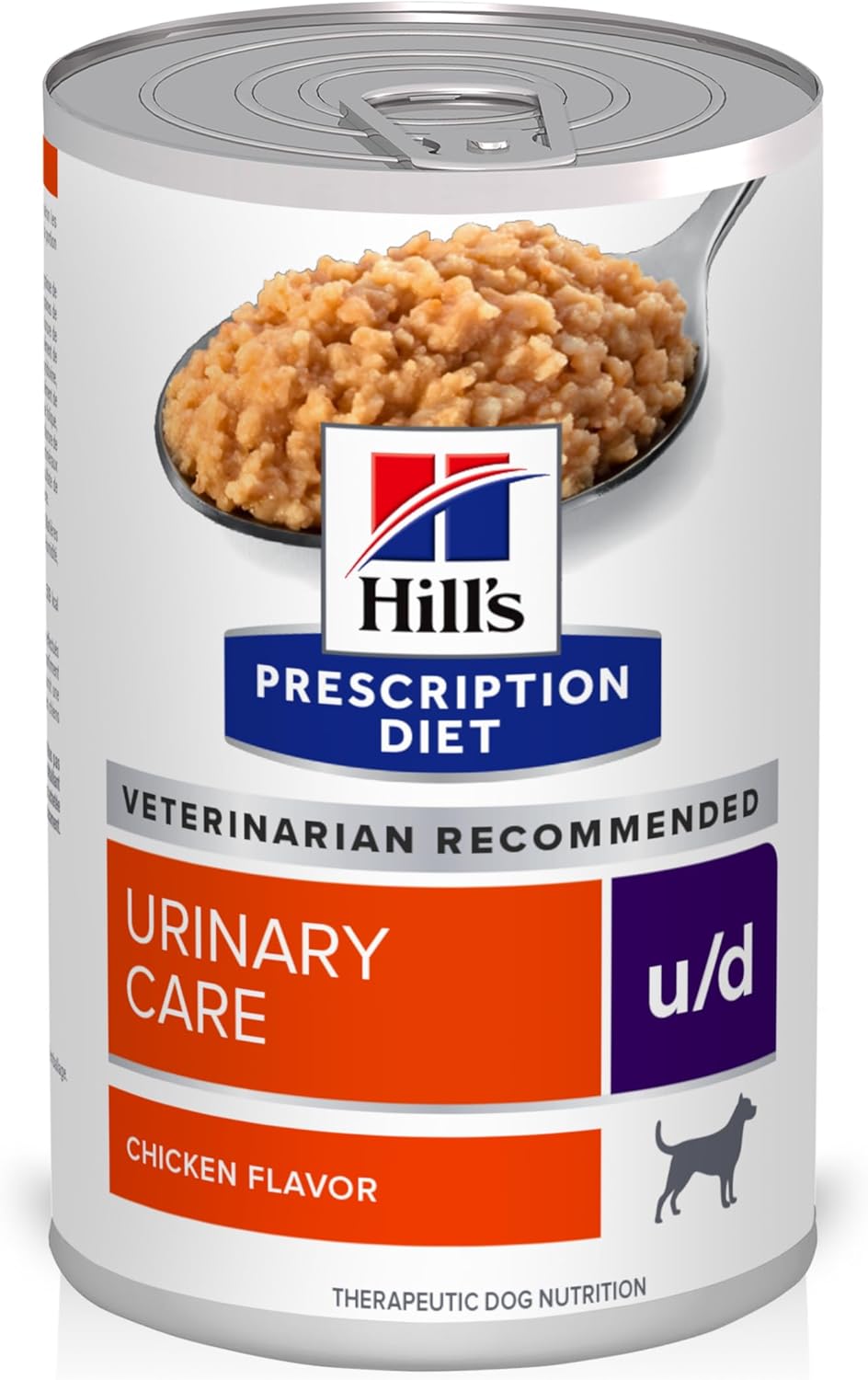 Hill's-Prescription-Diet-u/d-Urinary-Care-Wet-Dog-Food,-Chicken,-13-oz.-Cans,-1312