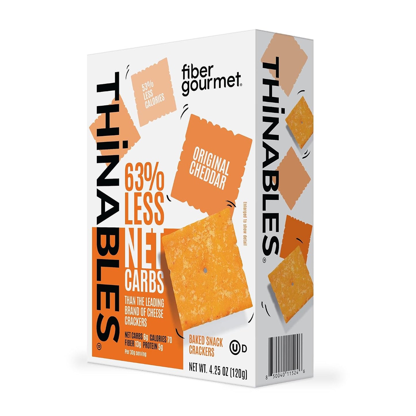 Fiber-Gourmet-Thinables-Baked-Cheese-Crackers---Real-Cheddar---(Pack--of-1)-|-Keto-517