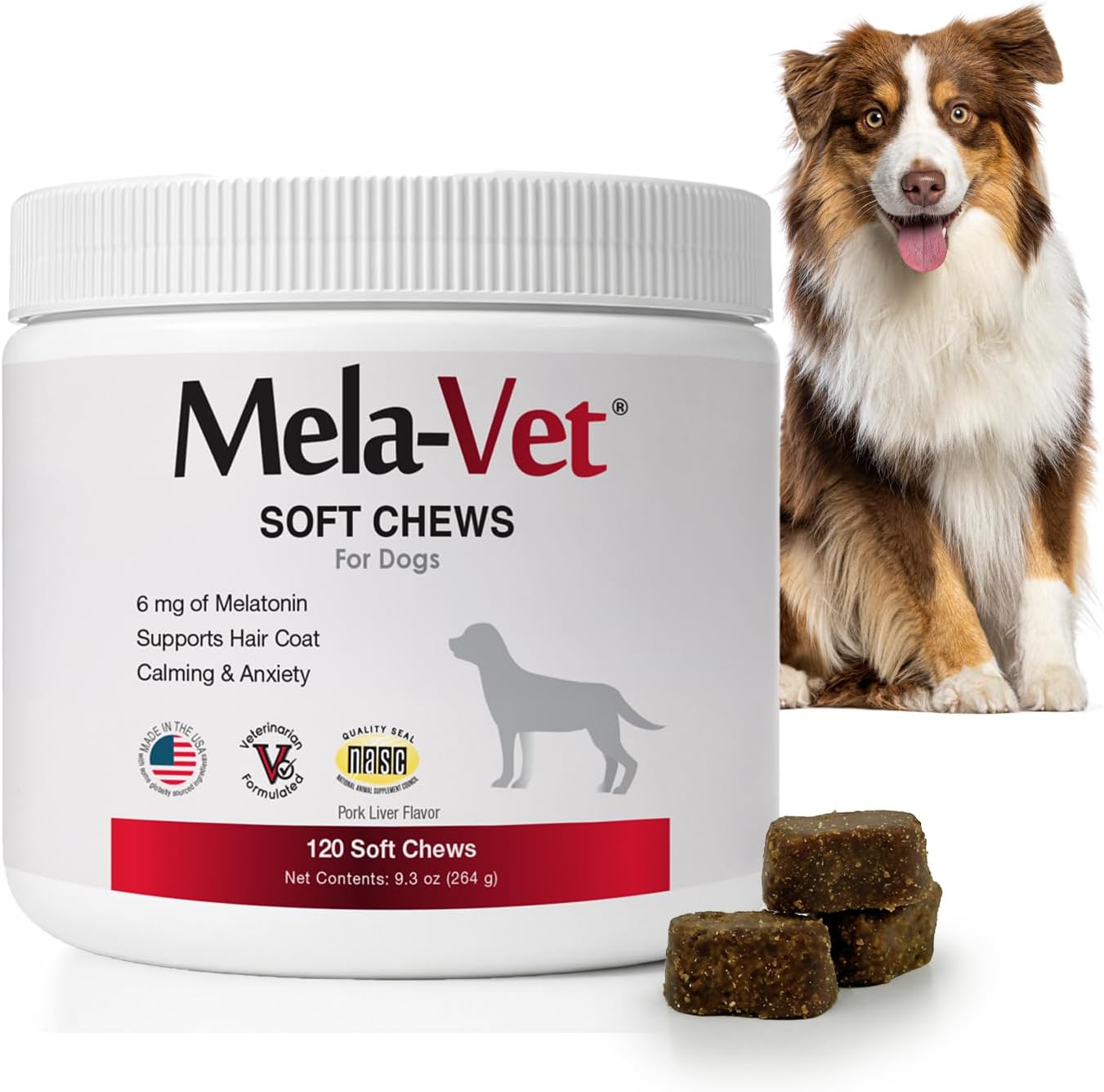 Melatonin-Calming-Soft-Chews-for-Dogs,-Vet-Formulated-to-Provide-Relaxation-&-Anxiety-Relief,-1377
