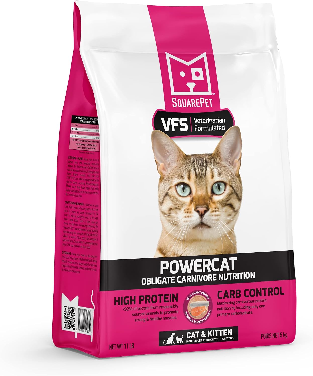 SquarePet---VFS®-Powercat™-Herring-&-Salmon-Feline,-High-Meat,-Ultra-Low-Carbohydrate-46