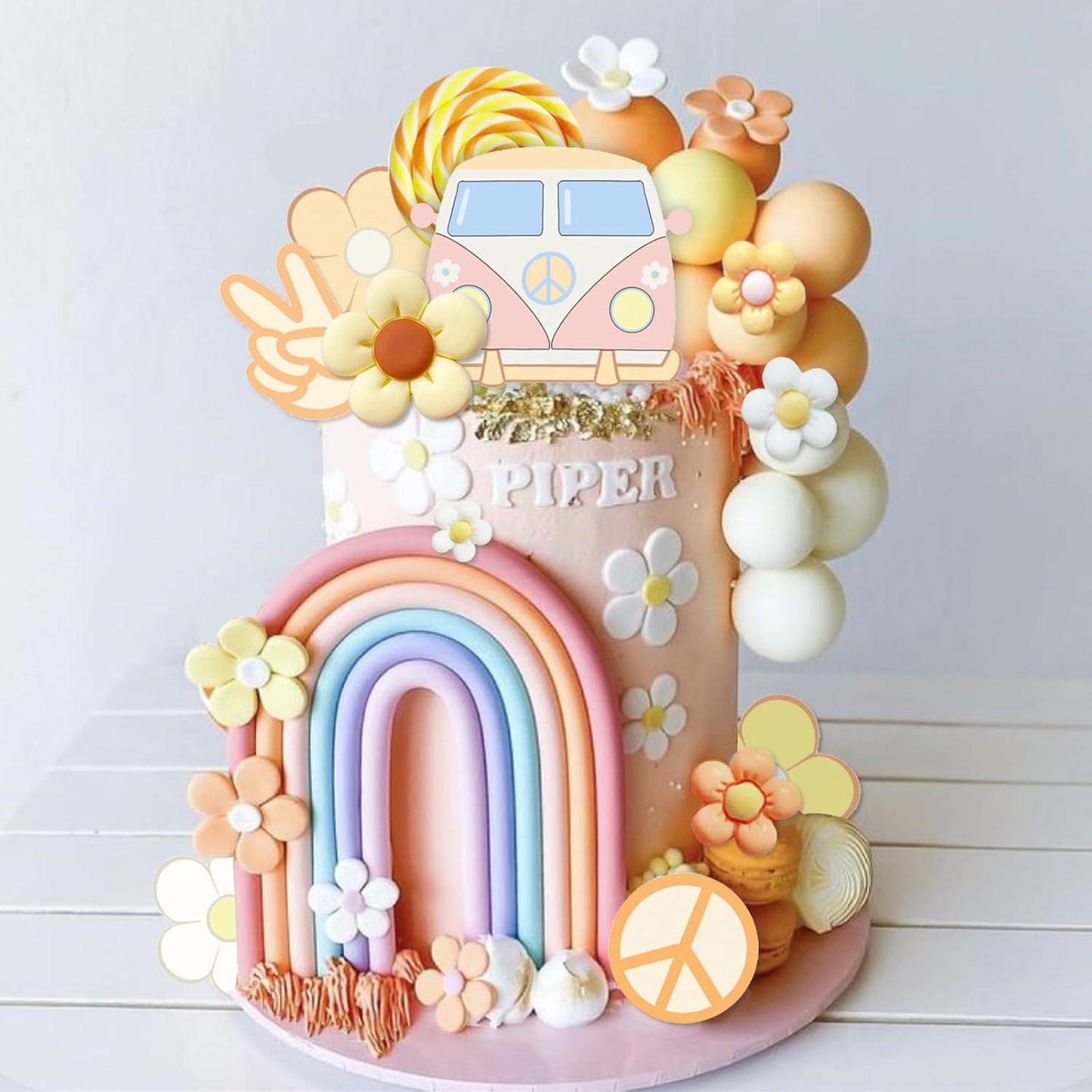 40-PCS-Groovy-Cake-Topper-Boho-Cake-Toppers-Rainbow-Cake-Decoration-Mini-Daisy-Cake-373