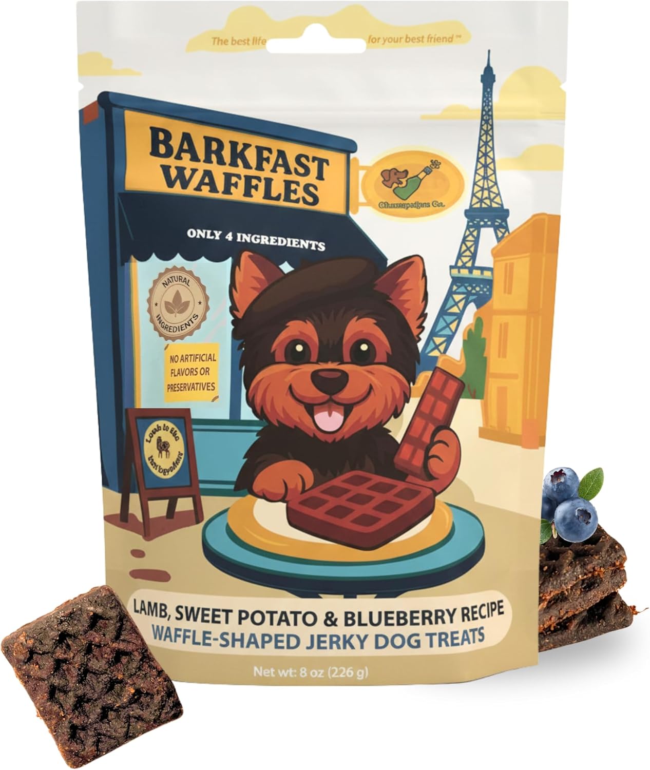Barkfast-Waffles-Soft-Lamb-Dog-Treats,-8oz,-Only-4-Ingredients,-Sweet-and-968