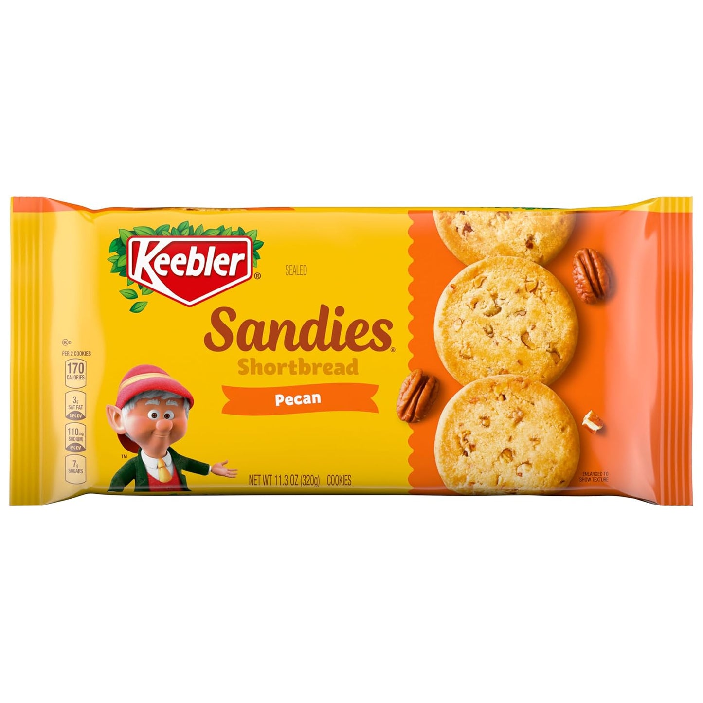 Keebler-Sandies-Shortbread-Cookies,-Pecan,-11.3oz-----------1988