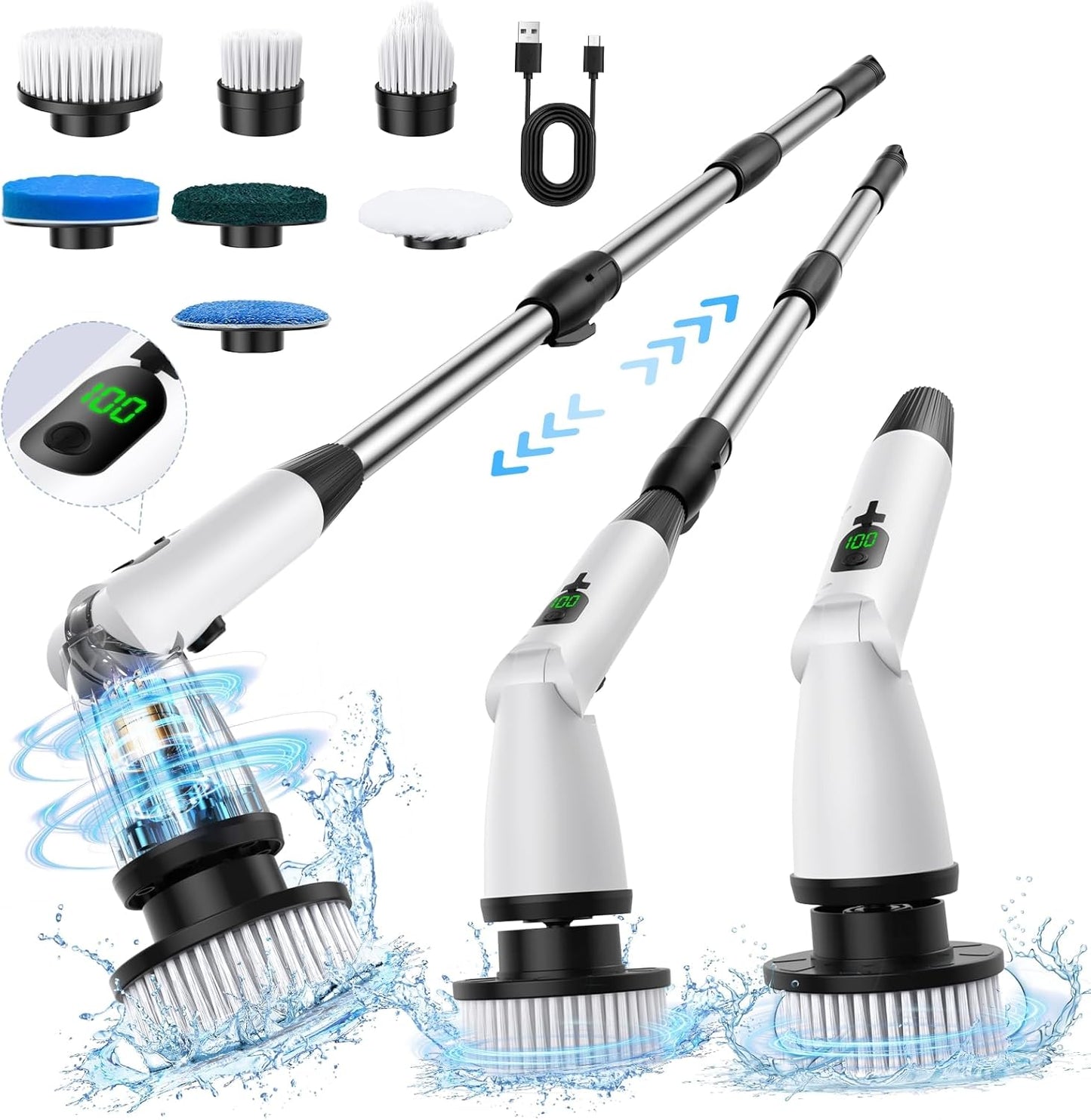 Electric-Spin-Scrubber-with-7-Replaceable-Brush-Heads-3-Adjustable-4261