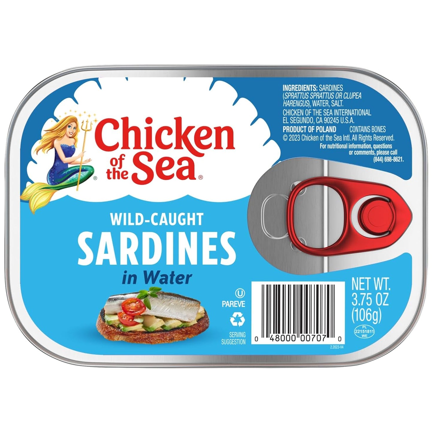Chicken-of-the-Sea-Sardinas-en-agua,-lata-de-3.75-onzas-(paquete-1),-1347