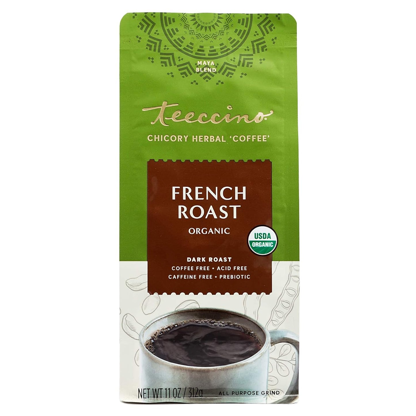 Teeccino-Maya-Herbal-Coffee-Caffe-Dark-Roast-French-Roast-Organic-11-oz.---471