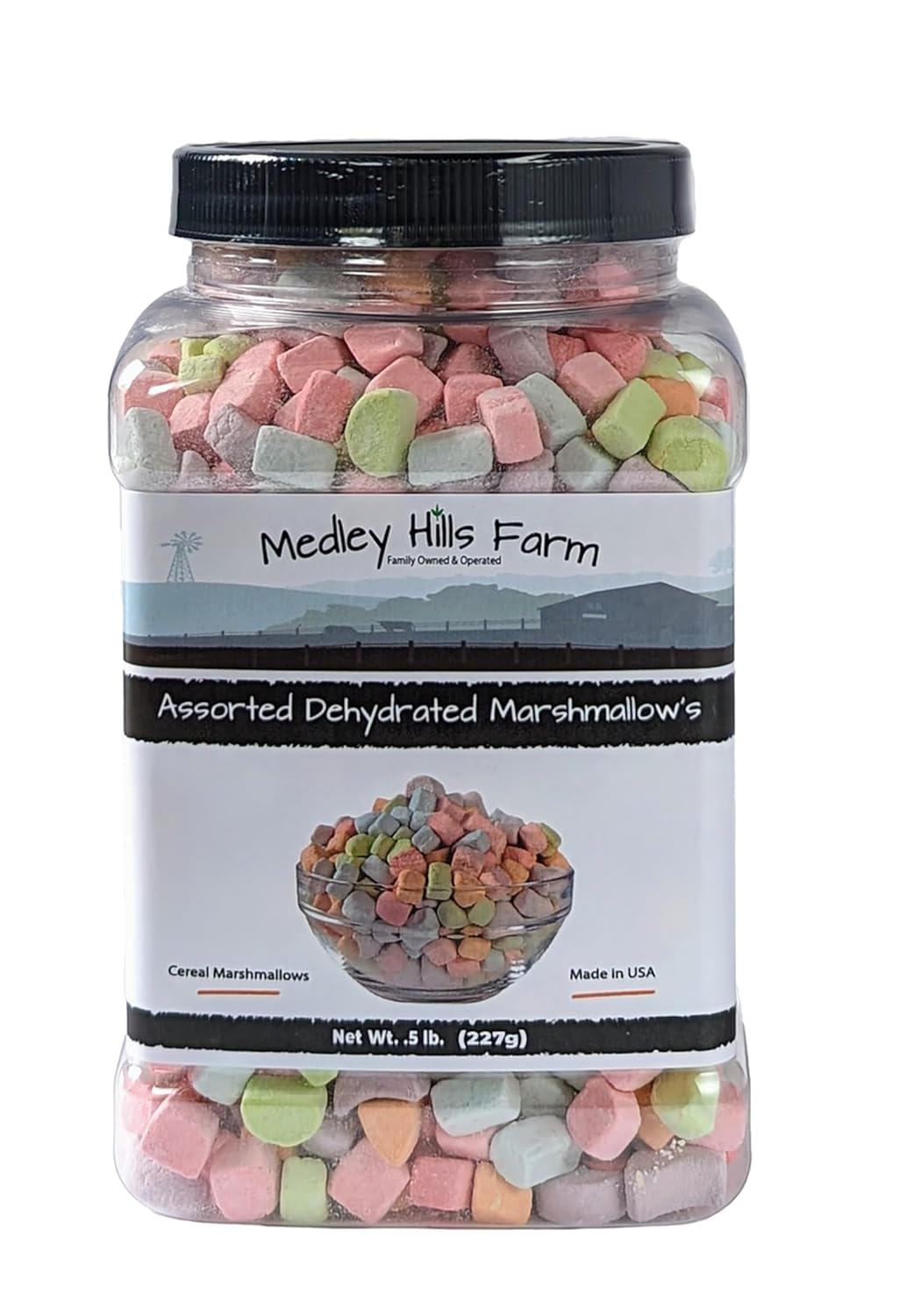 Assorted-Dehydrated-Marshmallows-in-Reusable-Container-by-Medley-2716