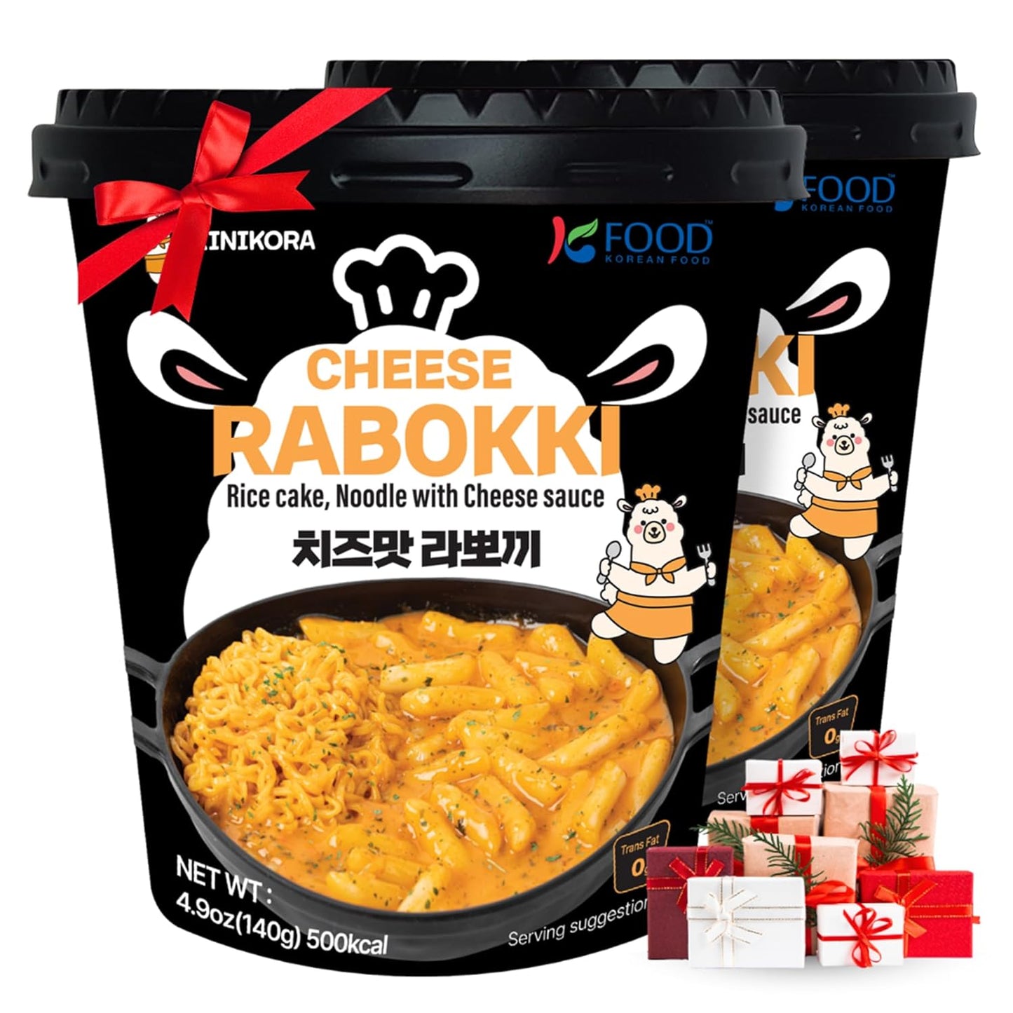 KINIKORA-Taza-Rabokki-instantánea-prémium---Sabor-a-queso,-2--tazas,-554