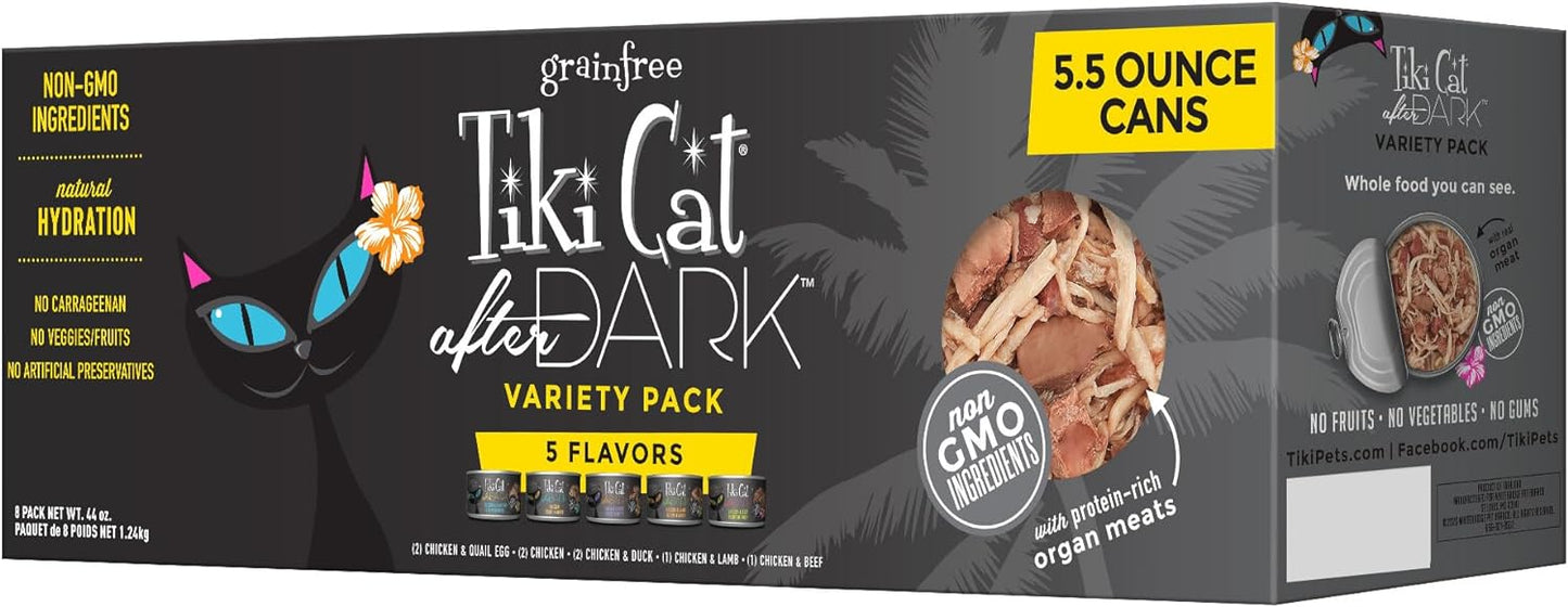 Tiki-Cat-After-Dark-Wet-Cat-Food,-Variety-Pack,-5.5-oz.-Cans-(8-1863
