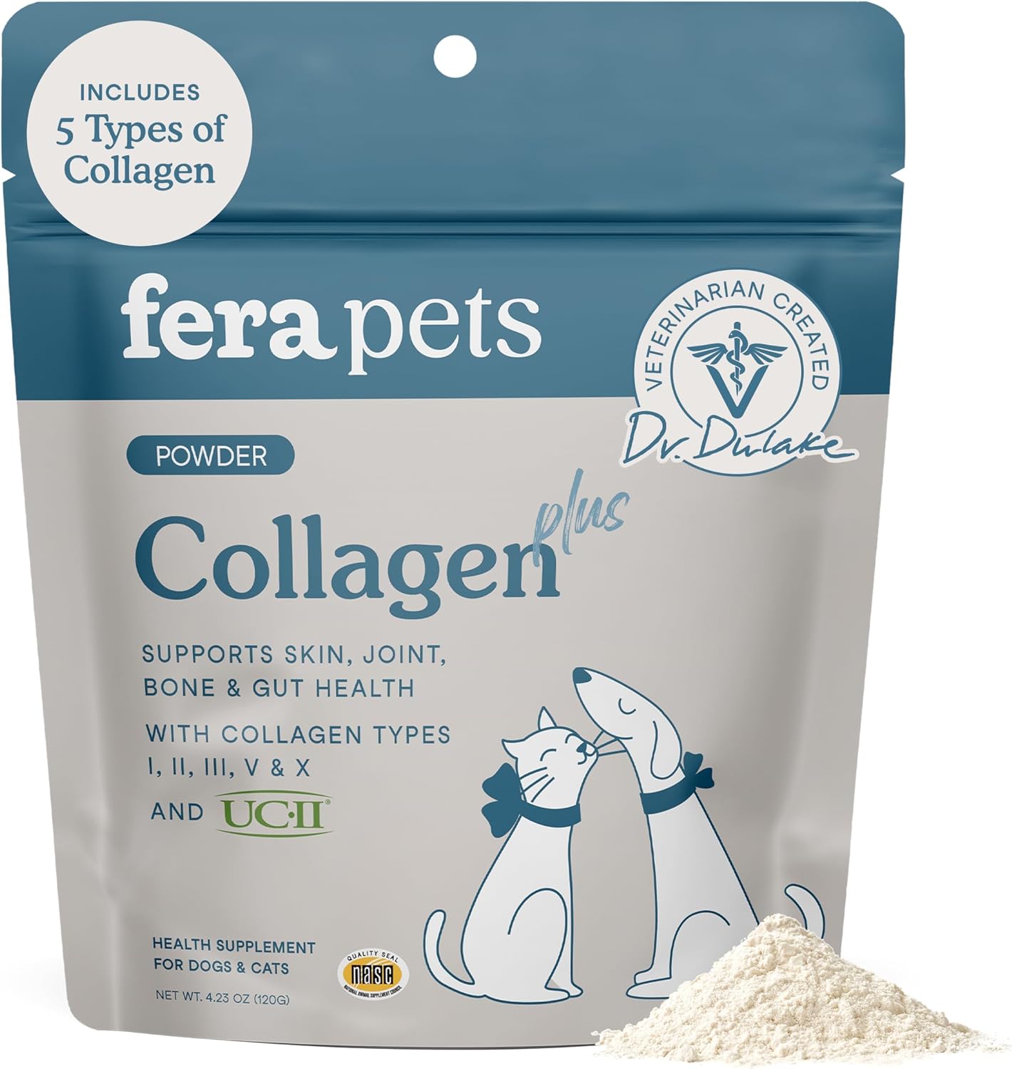 Fera-Pets-Cat-&-Dog-Collagen-Powder-Dog-Food-Topper-with-UC-II---1505