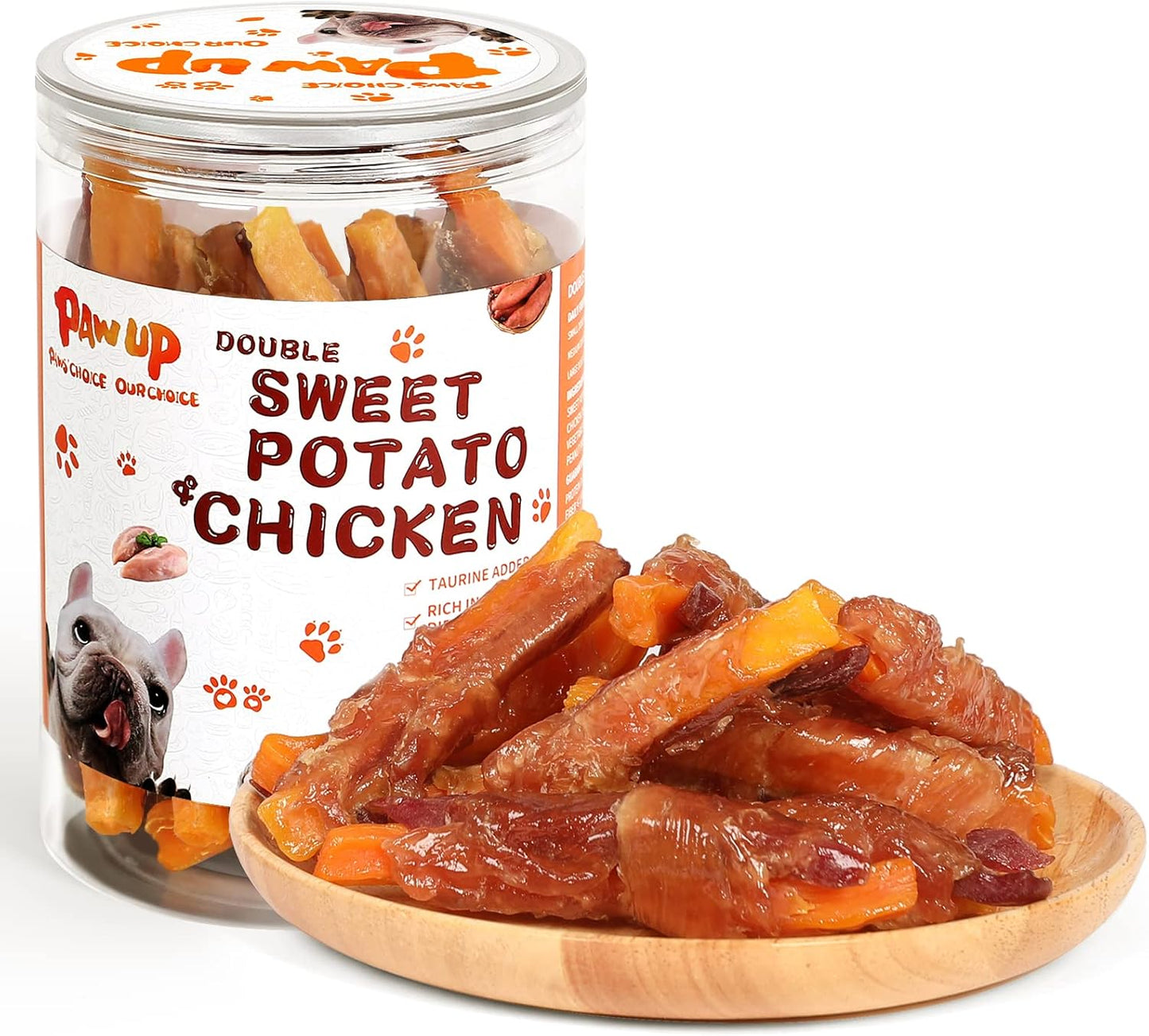 Chicken-Wrapped-Sweet-Potato-Dog-Treats?Taurine-Added,-Rich-266