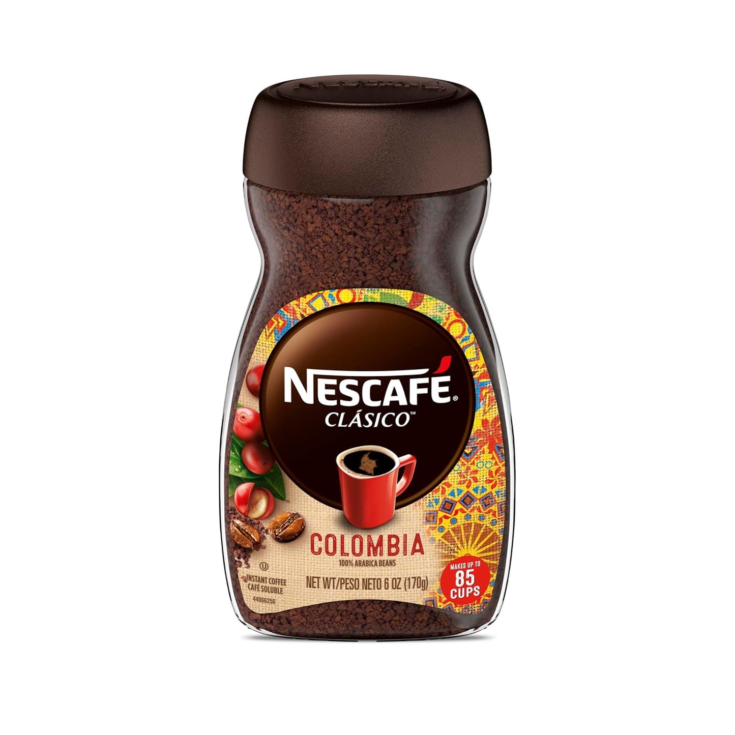 NESCAFÉ-CLÁSICO-Colombia,-café-instantáneo-tostado-medio,-tarro-de-6-onzas--3507