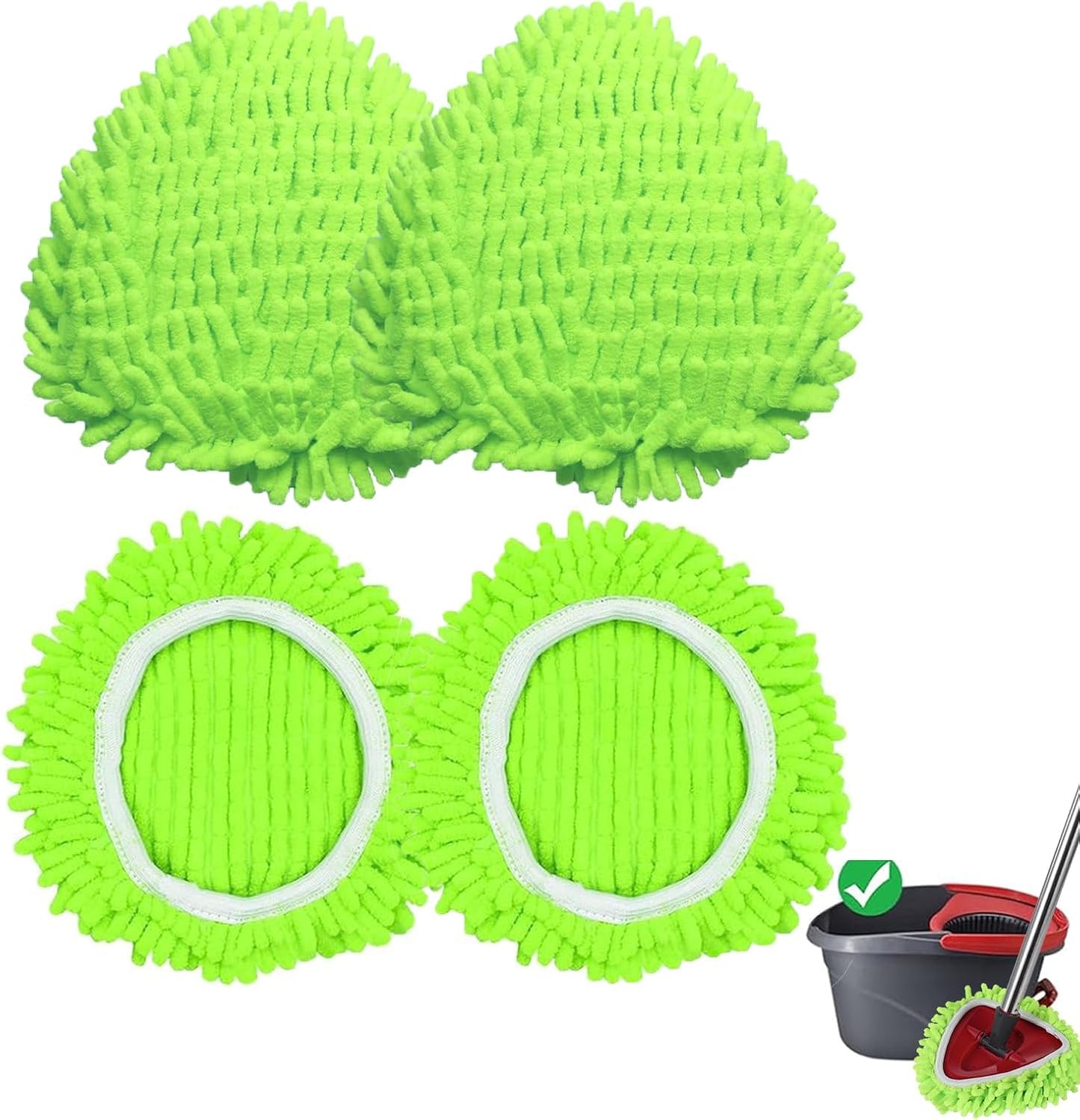 4-Pack-Reusable-Microfiber-Mop-Pads-Compatible-with-O-Cedar-EasyWring-2941