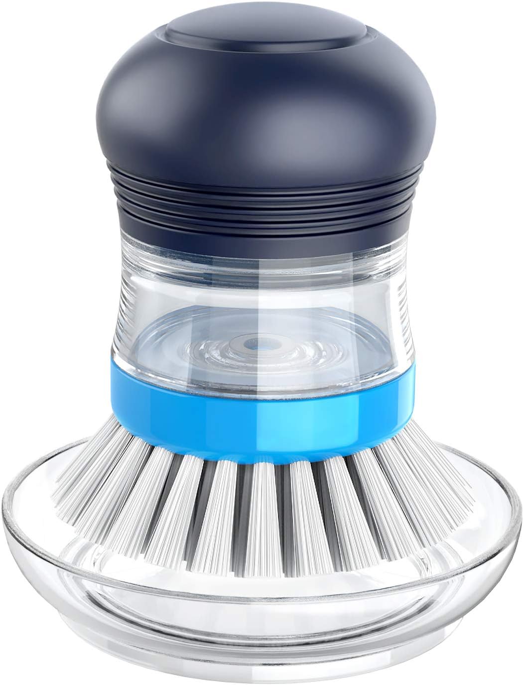 MR.SIGA-Soap-Dispensing-Palm-Brush-Storage-Set,-Kitchen-Brush-with-Holder-for-Pot-Pan-Sink-1355