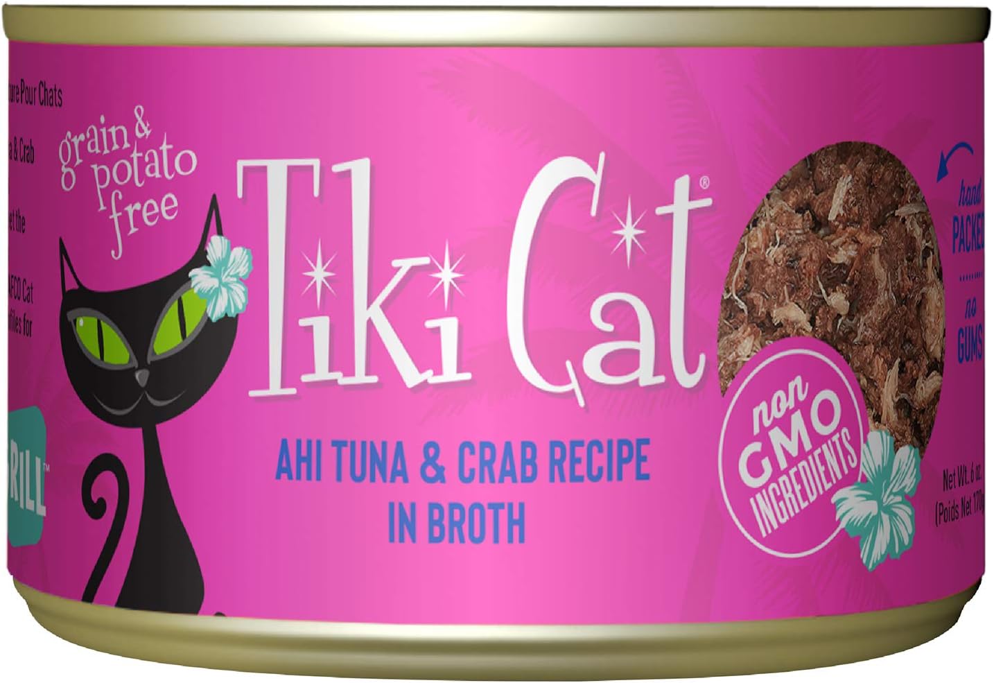 Tiki-Cat-Grill-Wet-Cat-Food,-Ahi-Tuna-&-Crab,-6-Cans-Count)--905