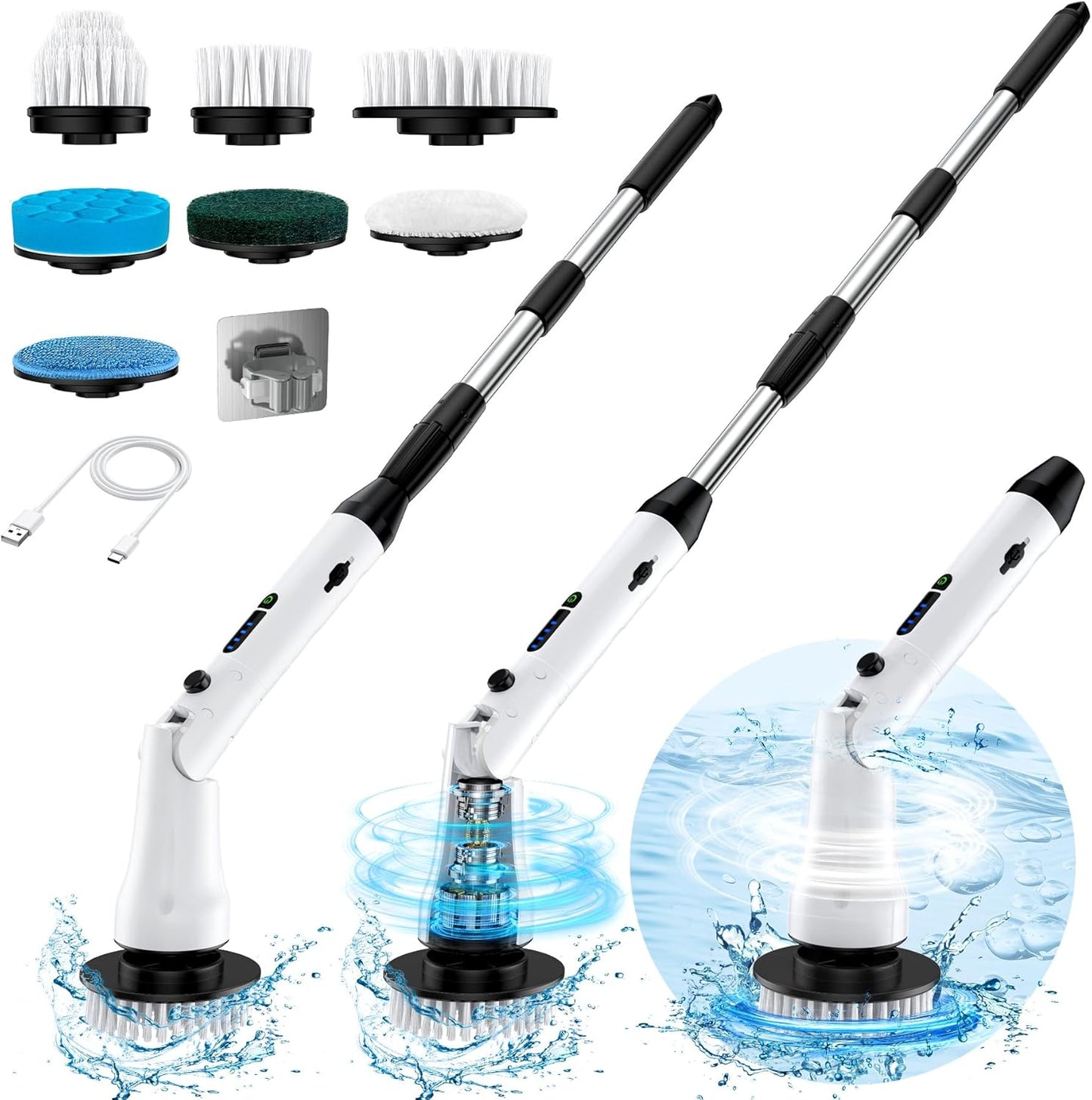 Electric-Spin-Scrubber-with-Long-Handle,-IPX7-Waterproof-Cordless-Electric-3734