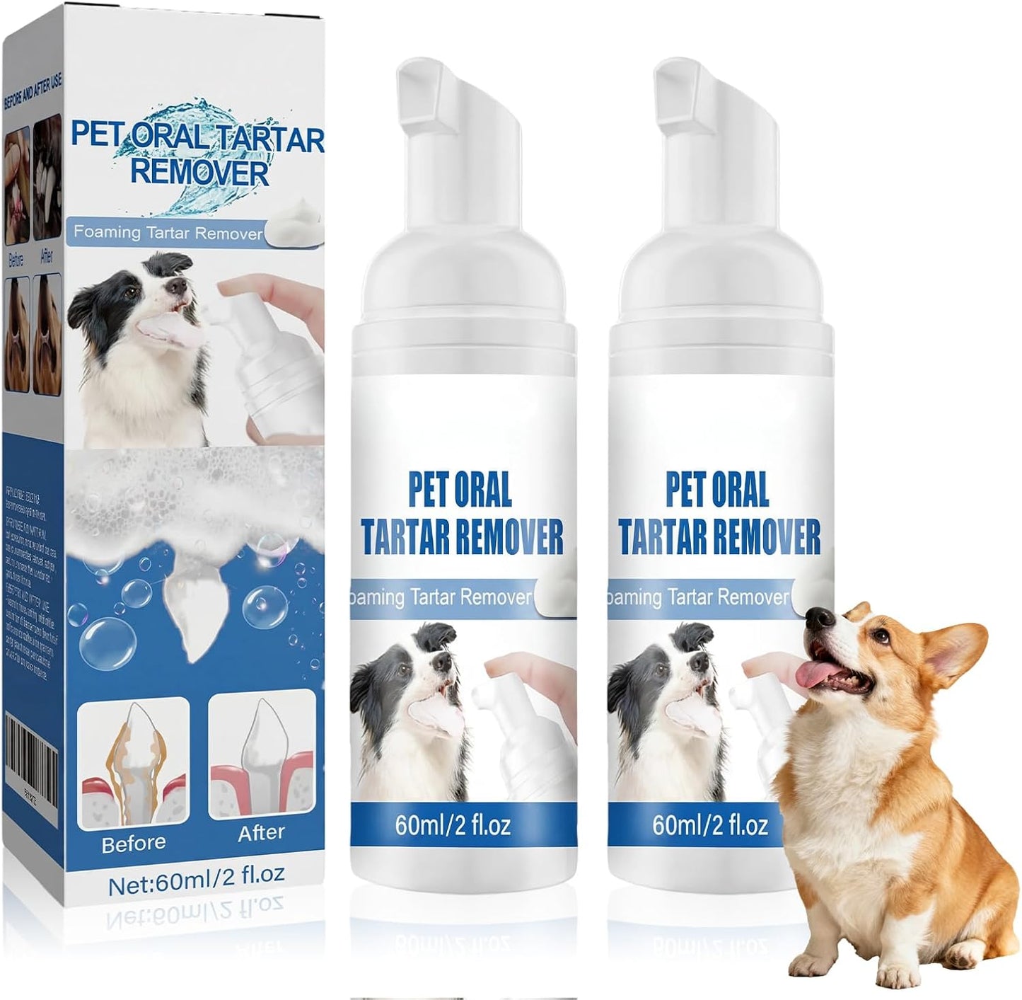 2PCS-Pet-Dental-Tartar-Remover,Pet-Dental-Foaming-Care-Spray,Oral-Spray-for-Dogs-Teeth-1184