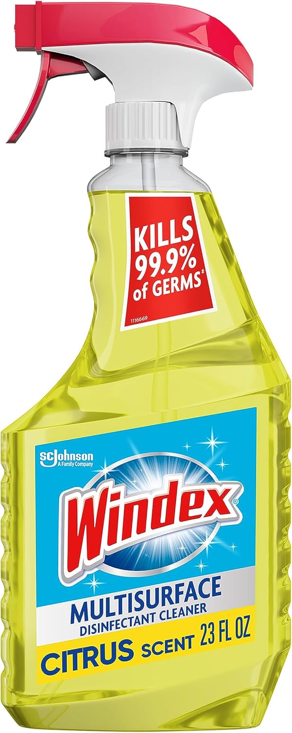 Windex-Multipurpose-Cleaner-Disinfectant-Spray-Bottle,-Fast-Clean-Surface-Cleaner,-4101