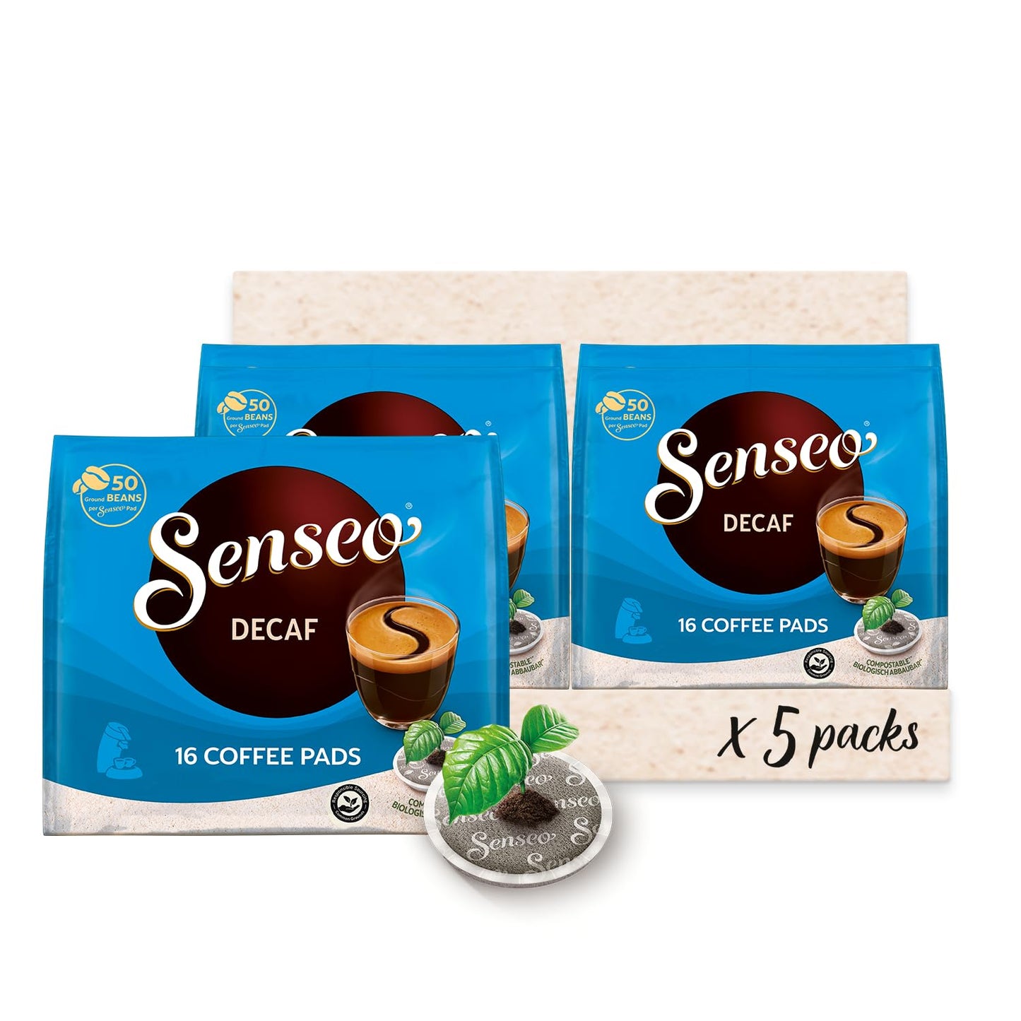 Senseo-Decaf-Coffee-Pods,-16-Count-(Pack-of-5)---Single-Serve-Coffee-1163