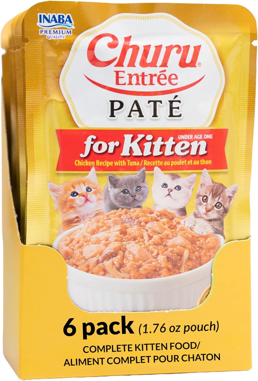 INABA-Churu-Entrée-Pate-for-Kittens,-High-Moisture,-Prebiotic-Wet-Cat-1.76oz.-Pouch,-Pouches,669