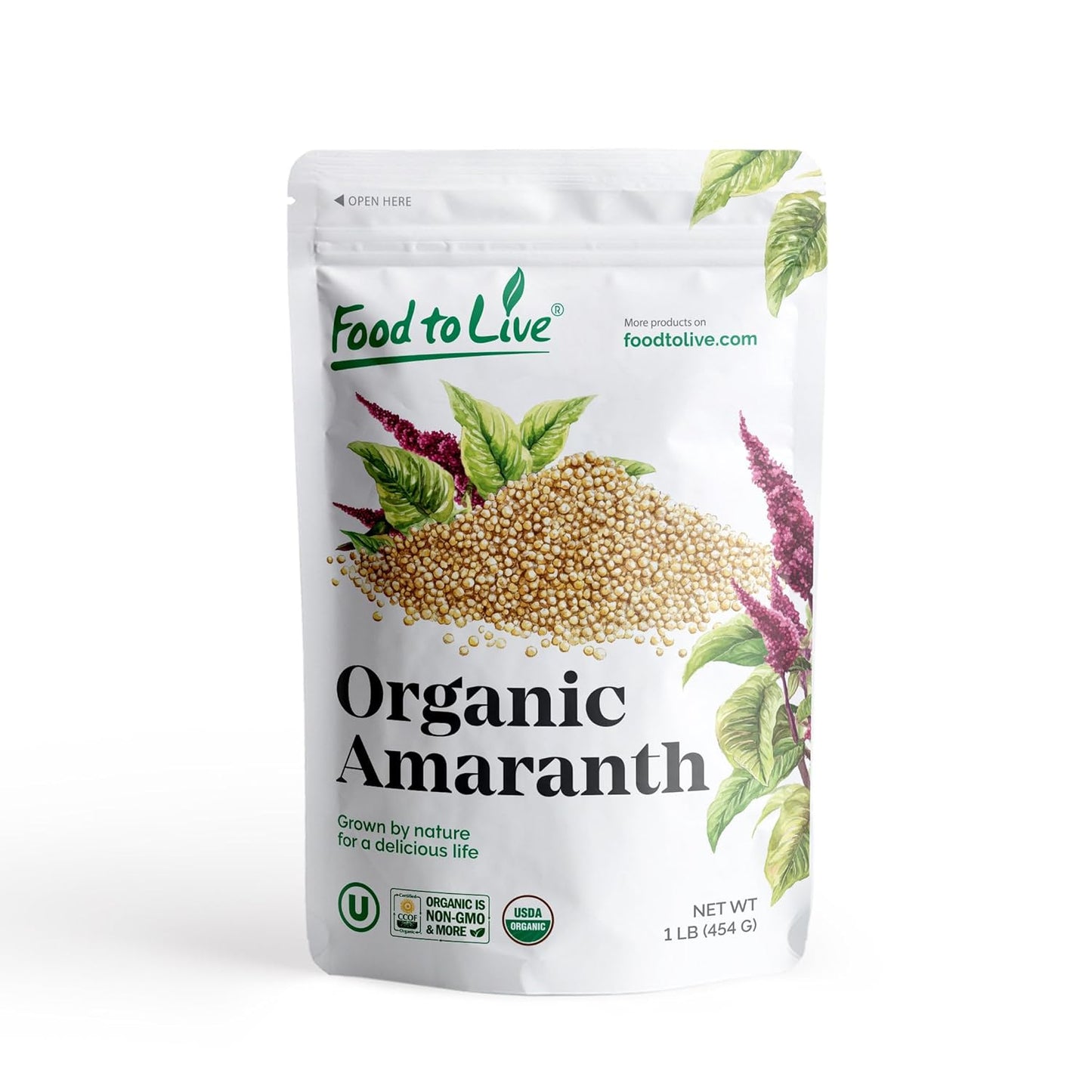 Food-to-Live-Organic-Amaranth-Flour,-1-Pound---Non-GMO,-Fine-Meal,-196