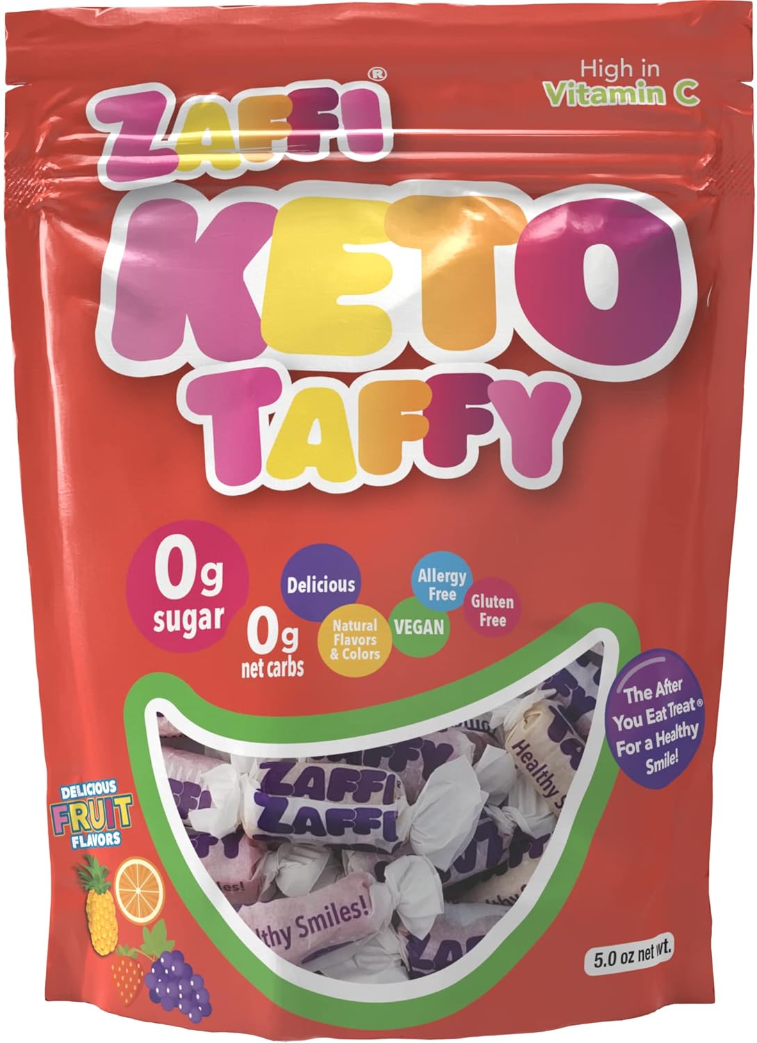 Zollipops-KETO-Taffy-5oz-Resealable-Pouch---Sugar-Free,-2206