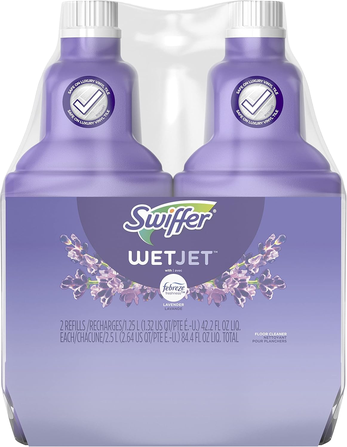 Swiffer-WetJet-Multi-Purpose-Floor-Cleaner-Solution-with-Febreze-Refill,-Hardwood-Floor-Cleaner,-Lavender-Scent,-1.25-2134