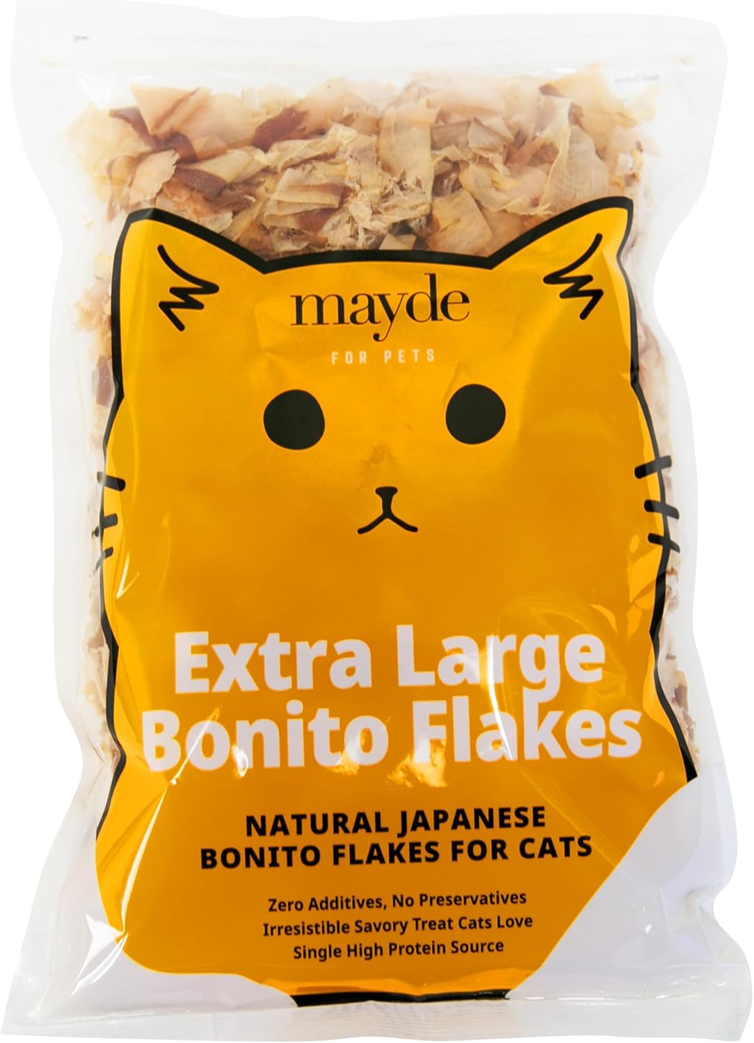 Mayde-Bonito-Flakes-for-Cats-&-Dogs,-All-Natural-Treats,-3