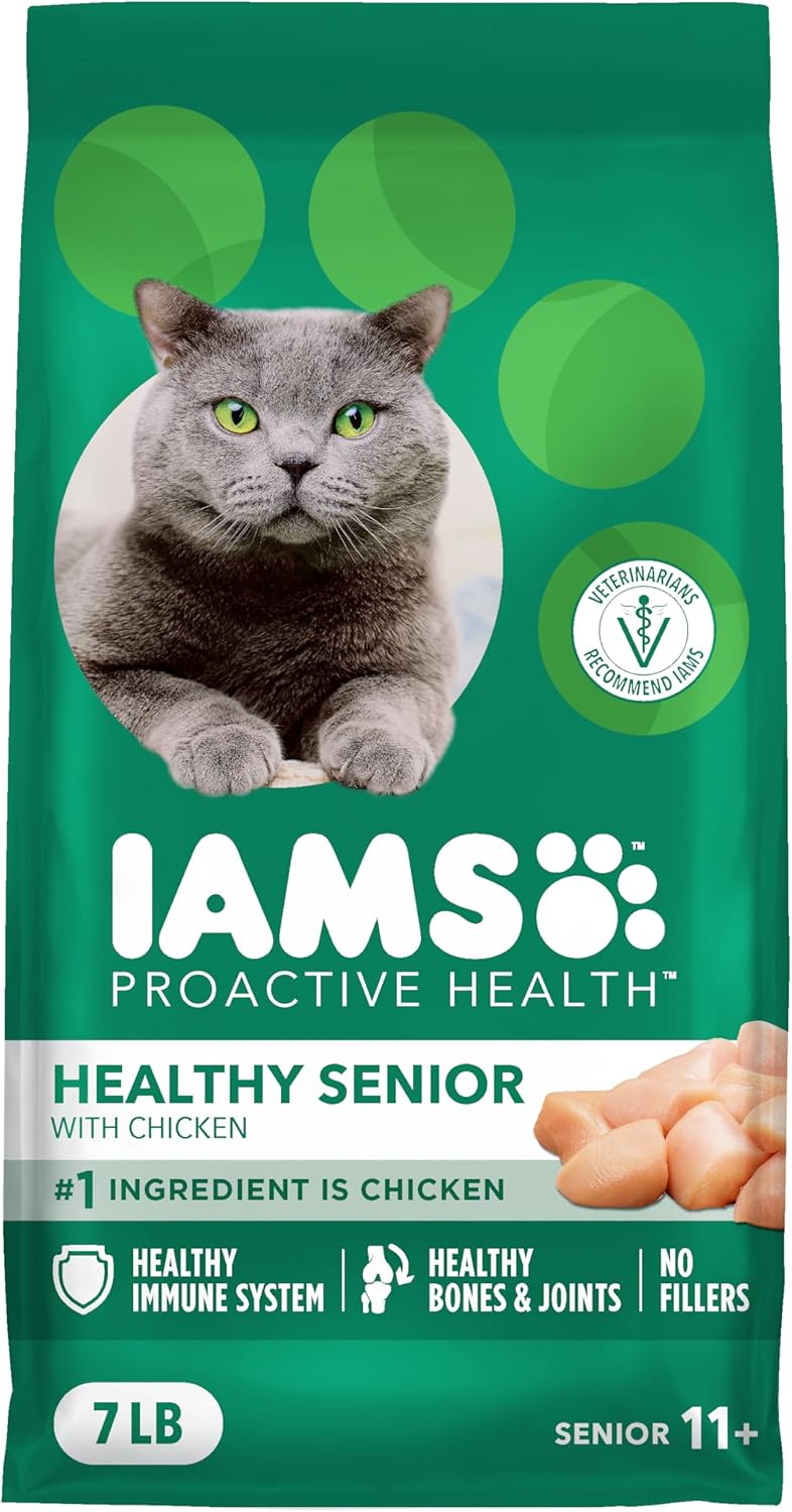 IAMS-Proactive-Health-Healthy-Senior-Dry-Cat-Food-with-Chicken,-7-Bag----1820