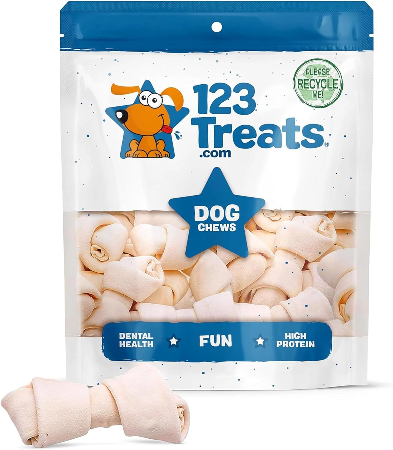 Dog-Rawhide-Bones:-Rawhide-Bones-Chews-3-4"-Premium-1378