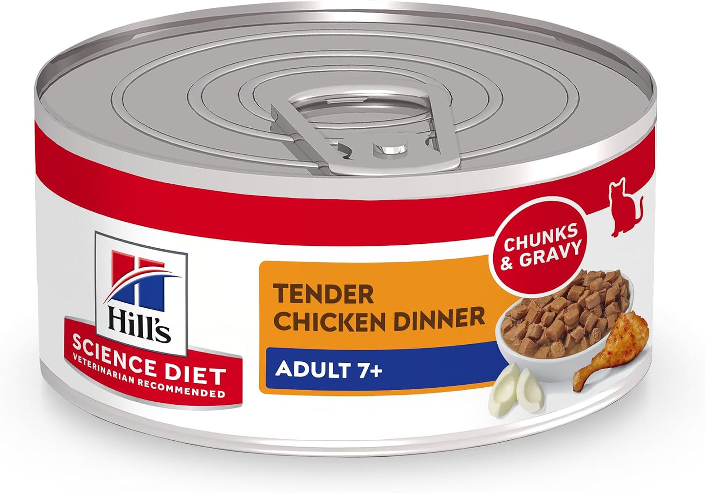 Hill's-Science-Diet-Adult-7+-Wet-Cat-Food,-Chicken-Minced,-2.9-oz.-Cans,-1535