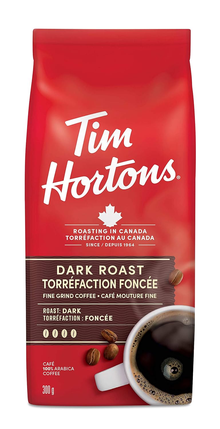 Tim-Horton's-Dark-Roast-Coffee,-300g/10.6-oz-{Imported-from-Canada-------825