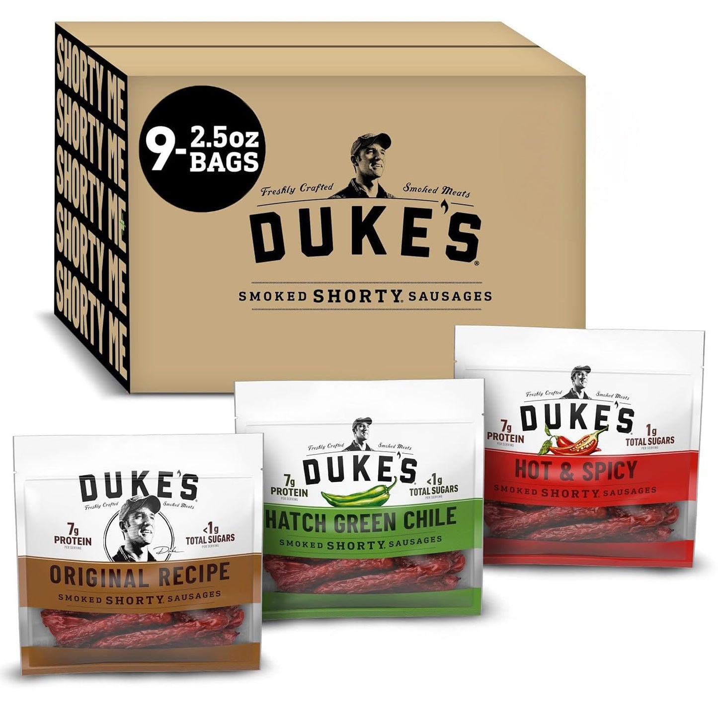 Duke's-Smoked-Shorty-Sausages-Variety-Pack,-2.5-oz.-each,-9-ct-Bags------900
