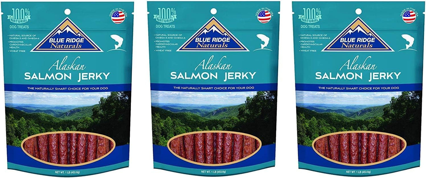 Blue-Ridge-Naturals-(3-Pack)-Oven-Baked-Salmon-Jerky-Dog-Treats,-Pounds-2032