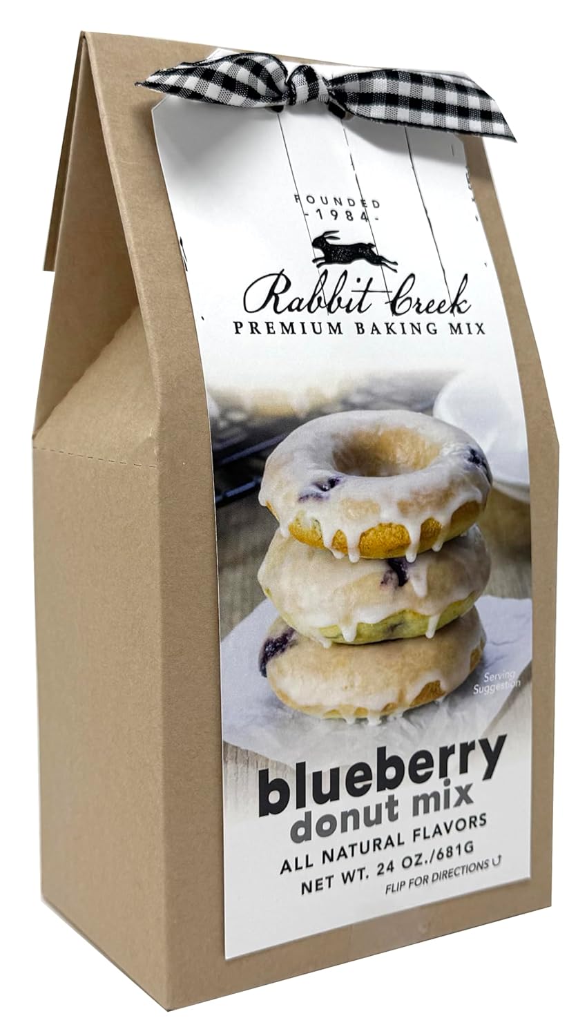 Rabbit-Creek-Blueberry-Donuts-Mix-–-With-Glaze-Included-–-Baked-Donuts,-Fried-Donut-791