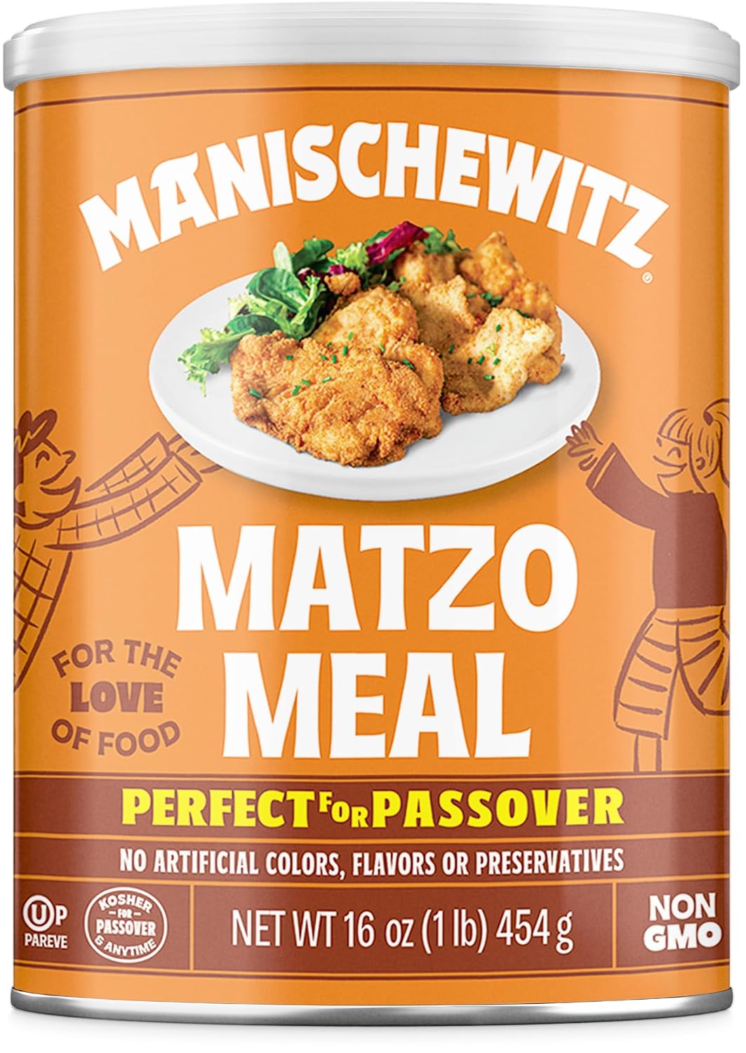 Manischewitz-Matzo-Meal,-16oz-Resealable-Canister-|-Perfect-for-Coating-and-Baking-435
