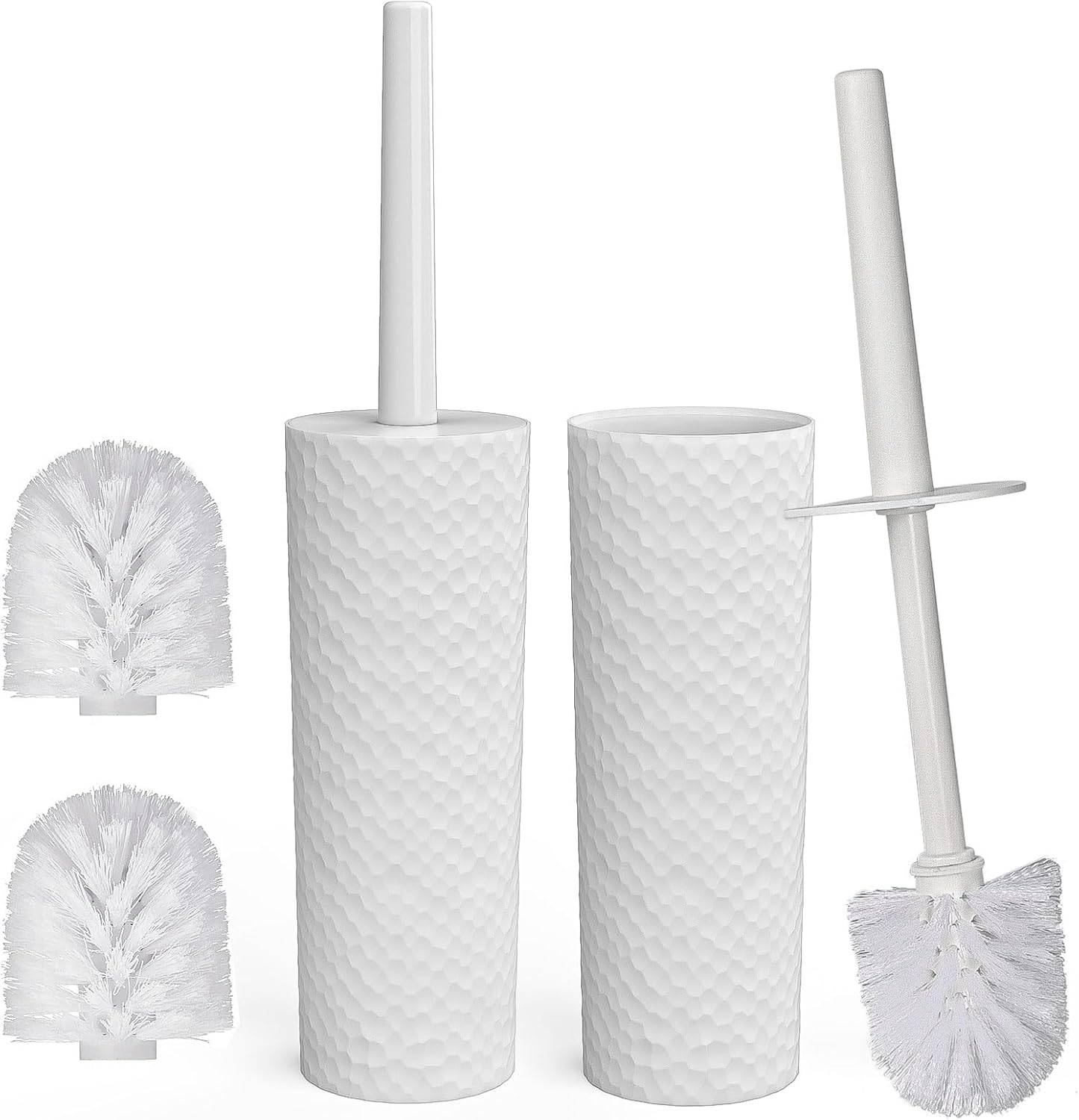 Topsky-Toilet-Brush,2-Pack-Compact-Toilet-Brush-&-Holder-Set,Plastic-2561