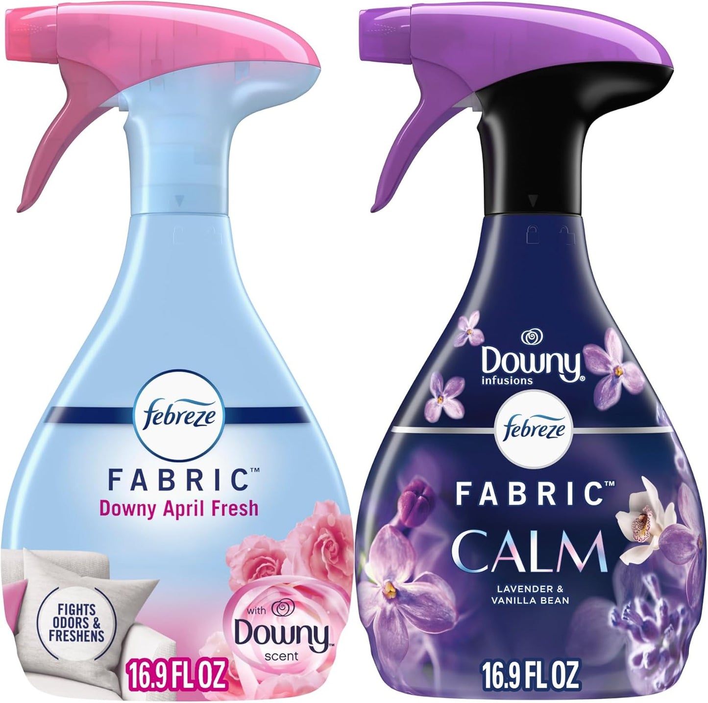 Febreze-Odor-Fighting-Fabric-Refresher,-Downy-Calm-and-Downy-April-Fresh,-16.9oz,-2-1630