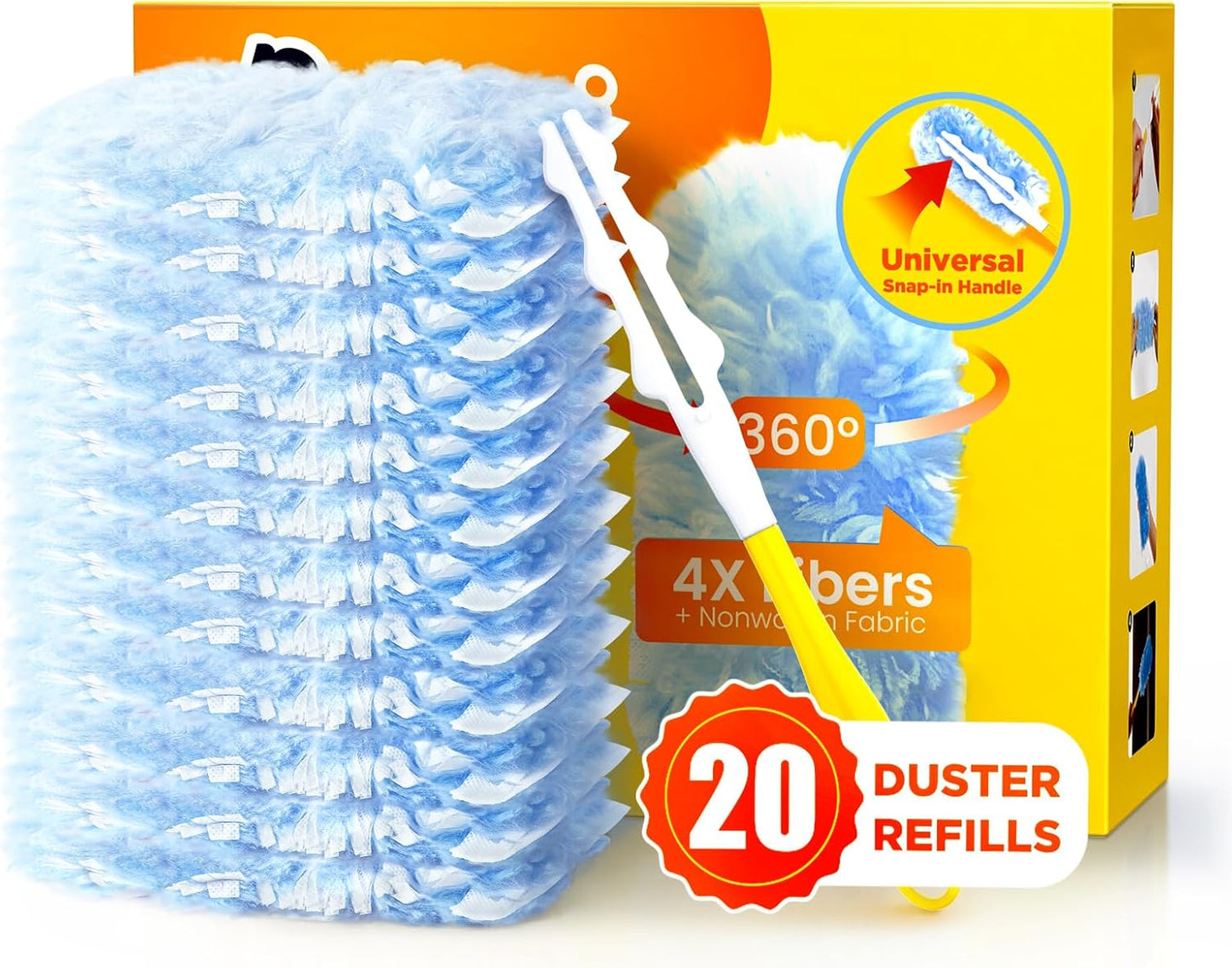 Recambios-de-plumero-resistentes-para-Swiffer-Duster,-20-repuestos-de-5655