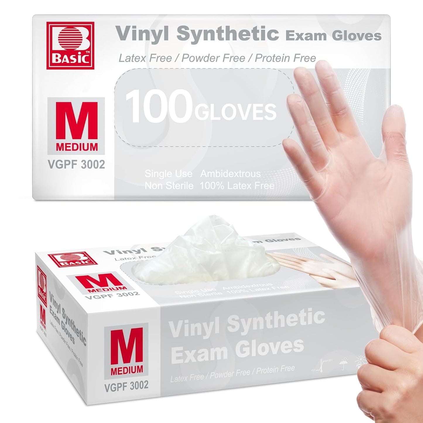 Basic-Clear-Vinyl-Exam-Gloves,-Powder-Free-Latex-Free-Food-Safe-Cooking-1959