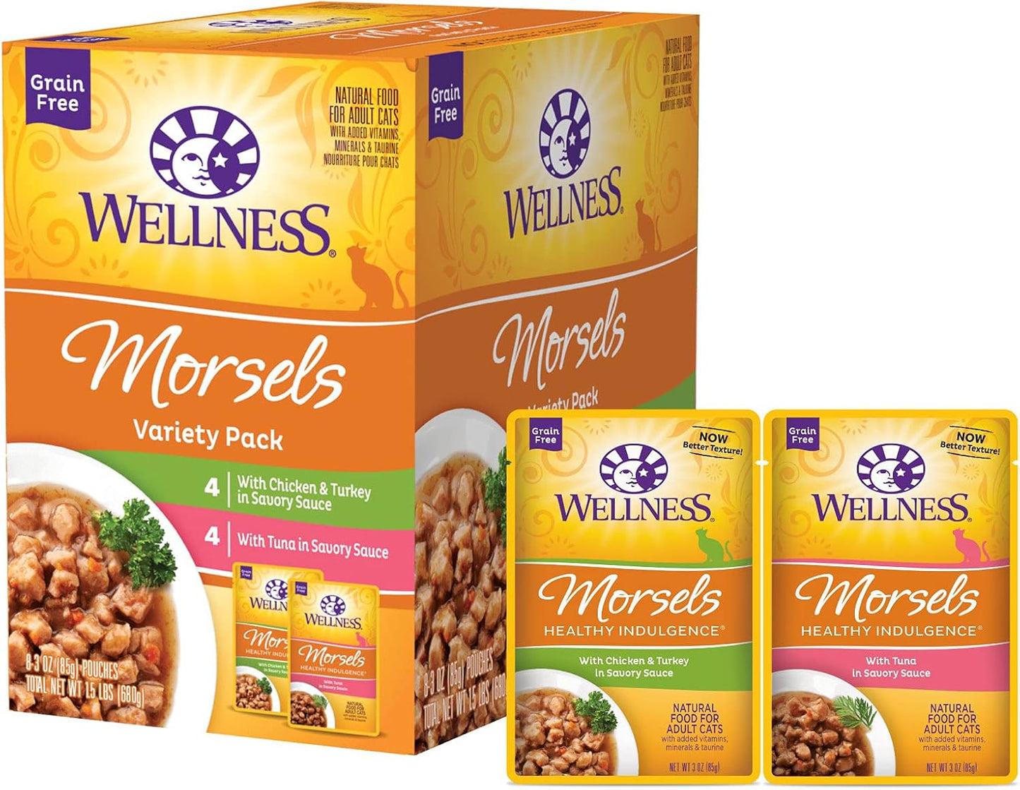 Wellness-Healthy-Indulgence-Morsels-Adult-Wet-Cat-Food,-Natural,-Protein-Rich,-Grain-Free,-Ounce-8-(Morse1781