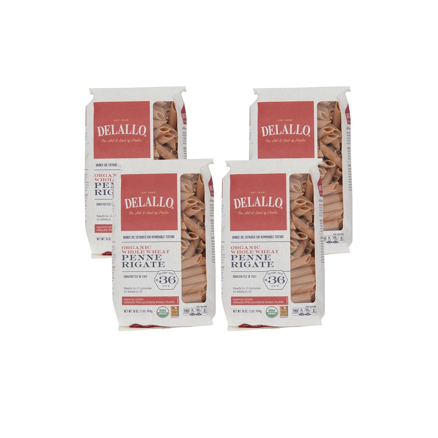 DeLallo-Whole-Wheat-Penne,-1-Pound-Bag,-4-1093