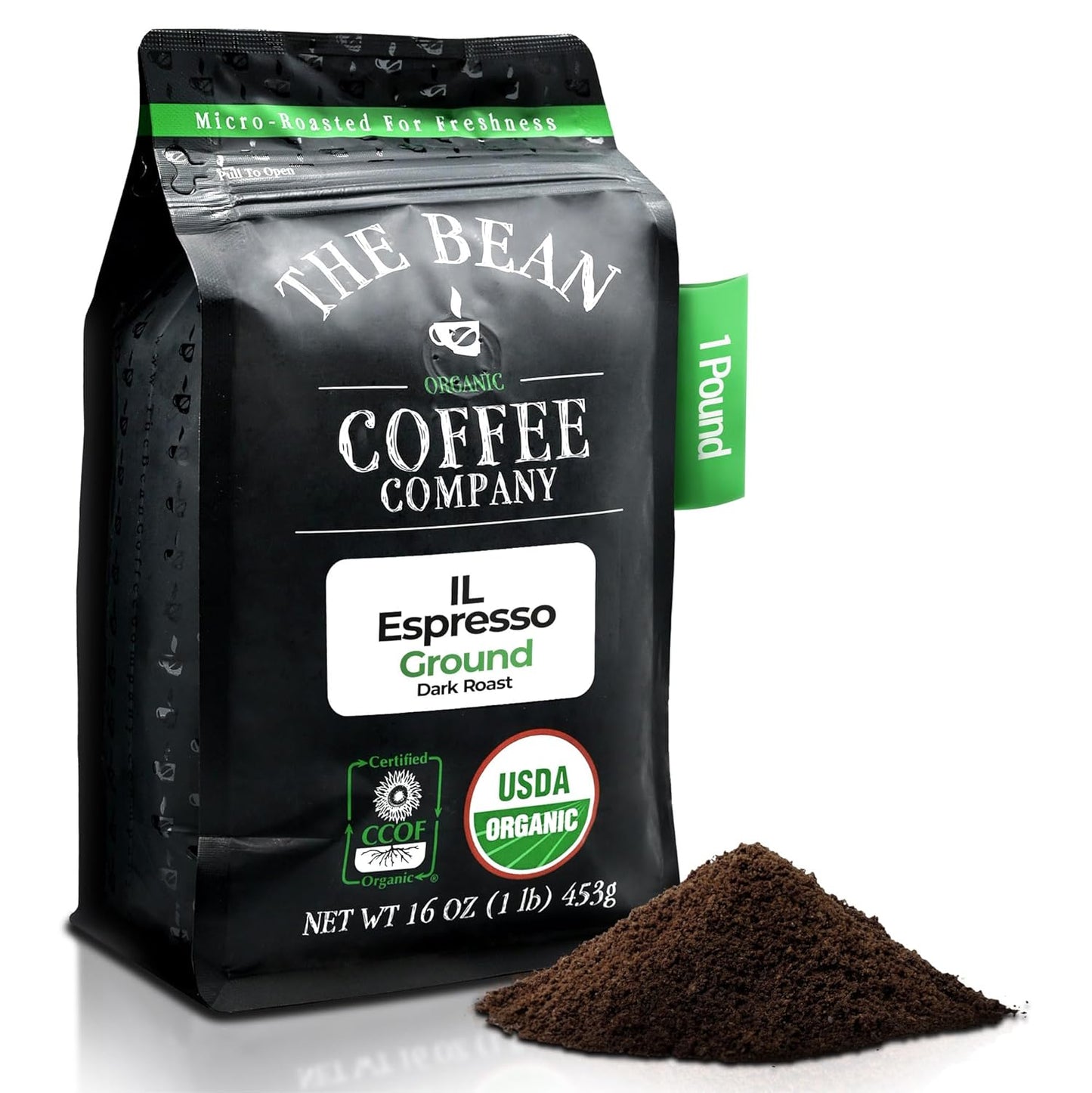 The-Bean-Organic-Coffee-Company-Il-Espresso,-Classic-Dark-Roast,-Ground-Coffee,-16-Ounce-214