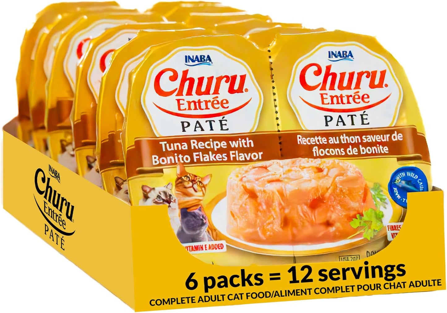 INABA-Churu-Entrée-Pate-for-Cats,-High-Protein-&-Moisture,-Prebiotic-Cat-1.23oz.-Serving,756